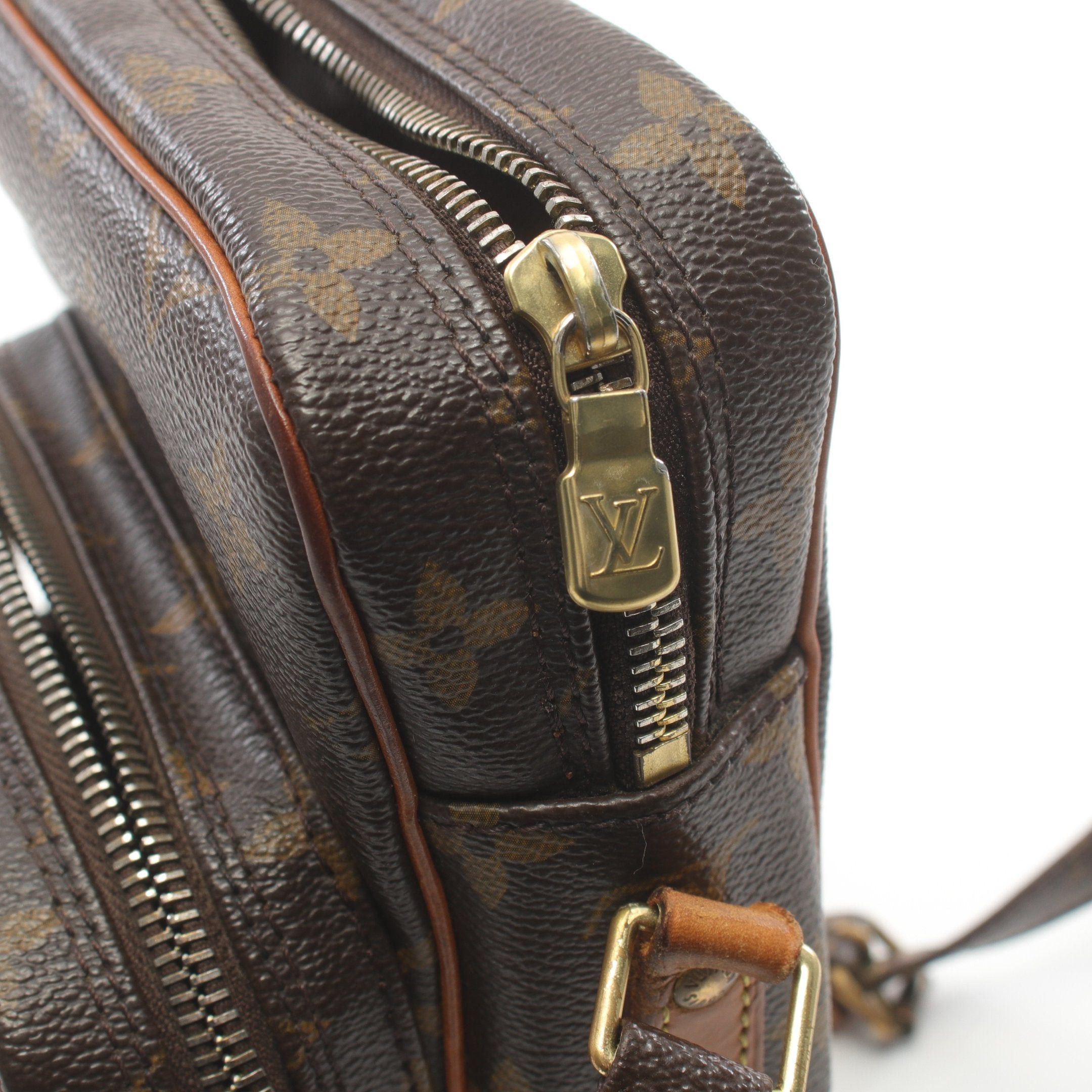 Louis Vuitton Louis Vuitton Amazon Monogram Shoulder Bag Leather Brown Size ONE SIZE - 10 Thumbnail
