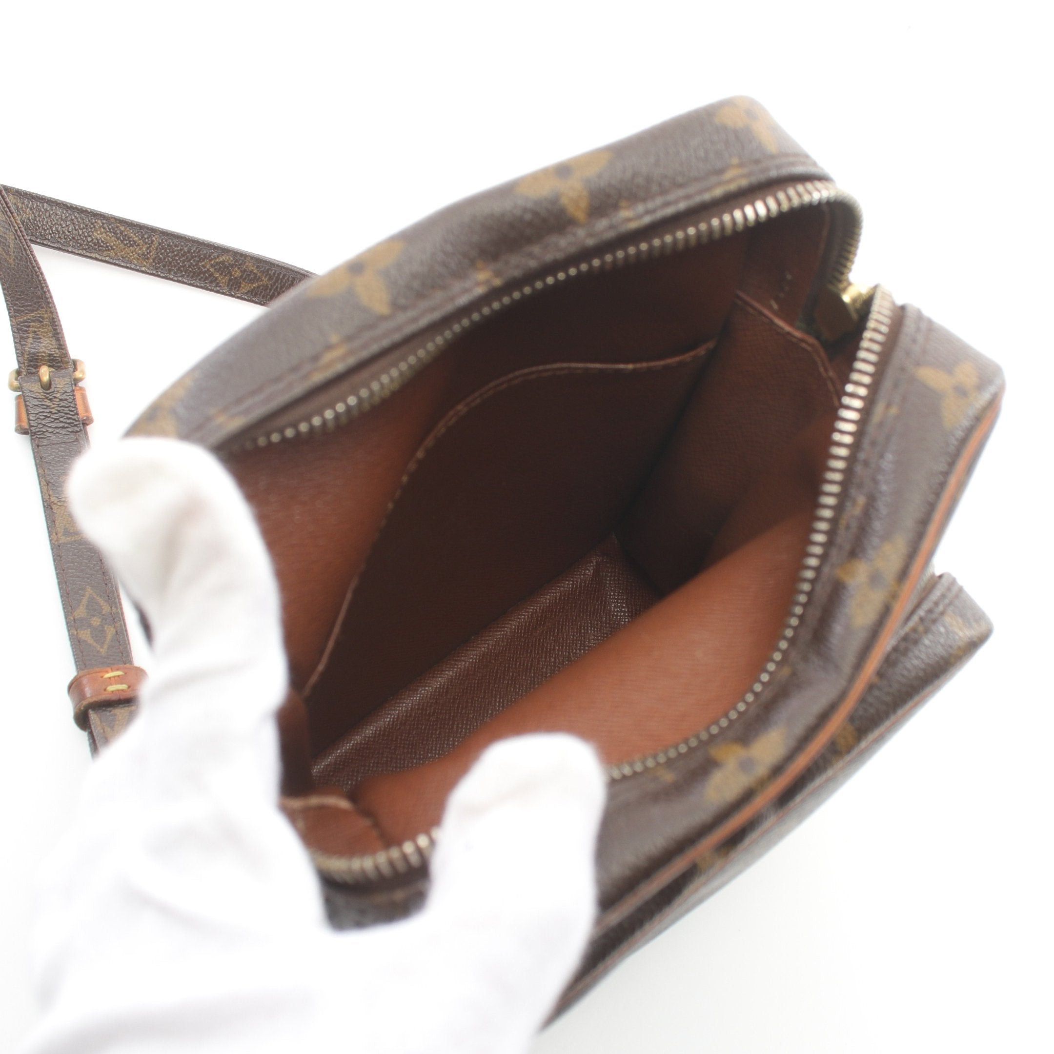 Louis Vuitton Louis Vuitton Amazon Monogram Shoulder Bag Leather Brown Size ONE SIZE - 3 Thumbnail