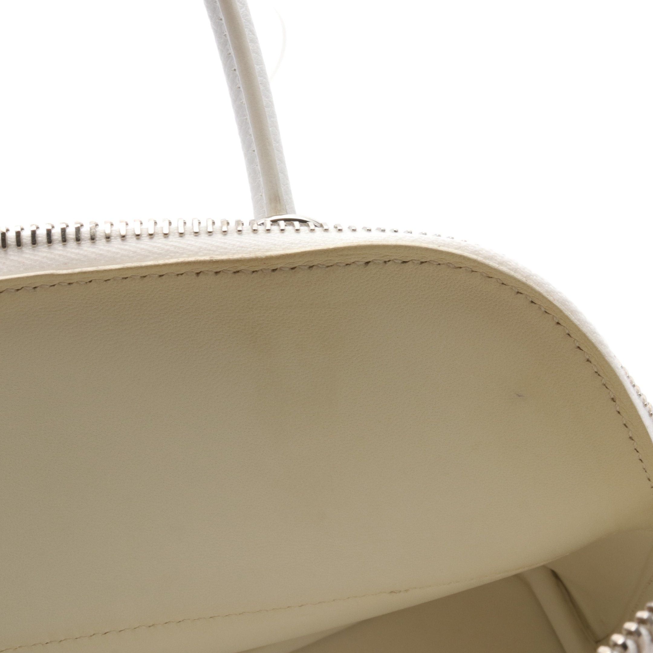 Hermes Hermes Bolide 27 Blanc Handbag Veau Epsom White Silver Hardware □ R Stamp Size ONE SIZE - 5 Thumbnail