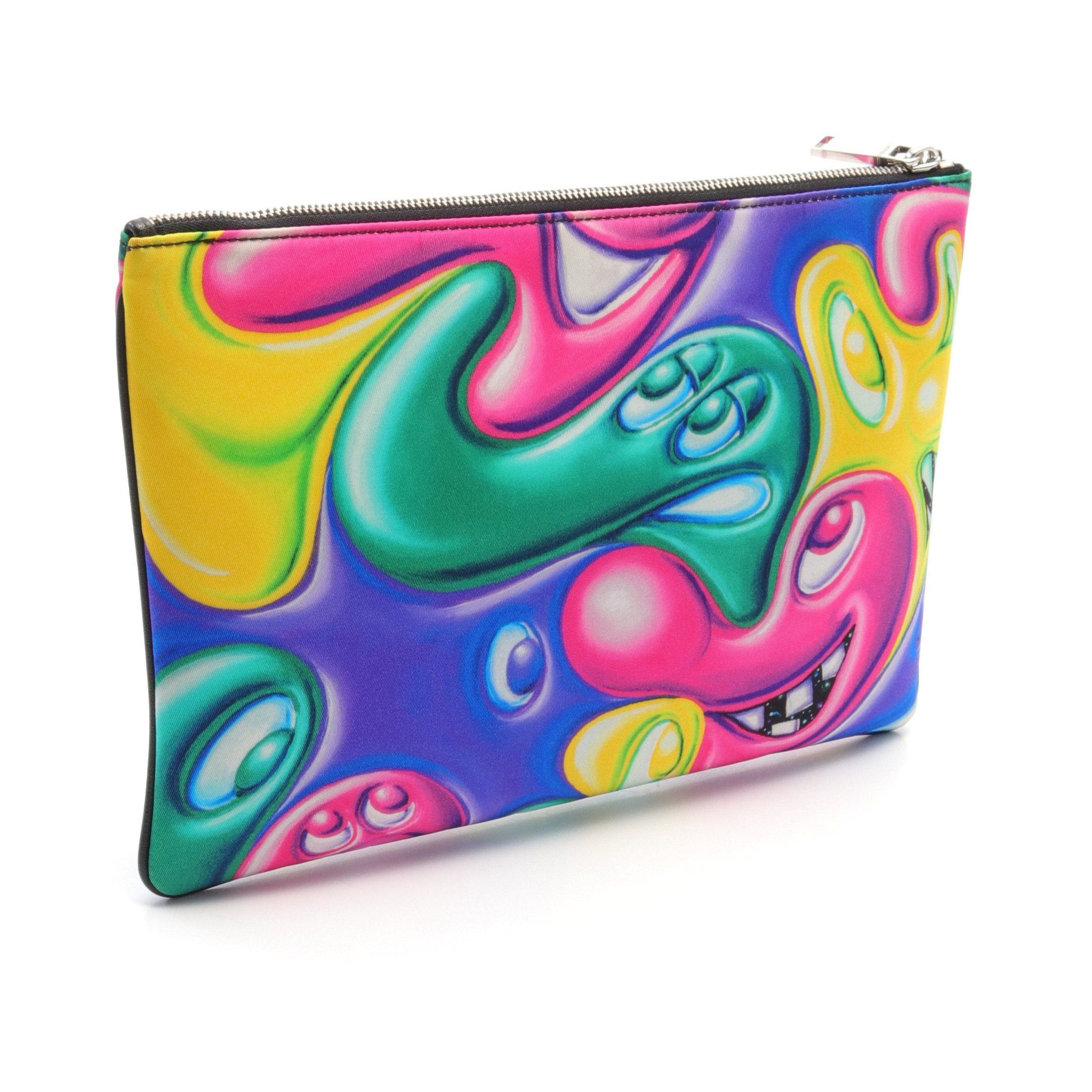 Dior Dior Dior * Kenny Scharf Pouch Nylon Leather Multicolor Black Size ONE SIZE - 2 Thumbnail