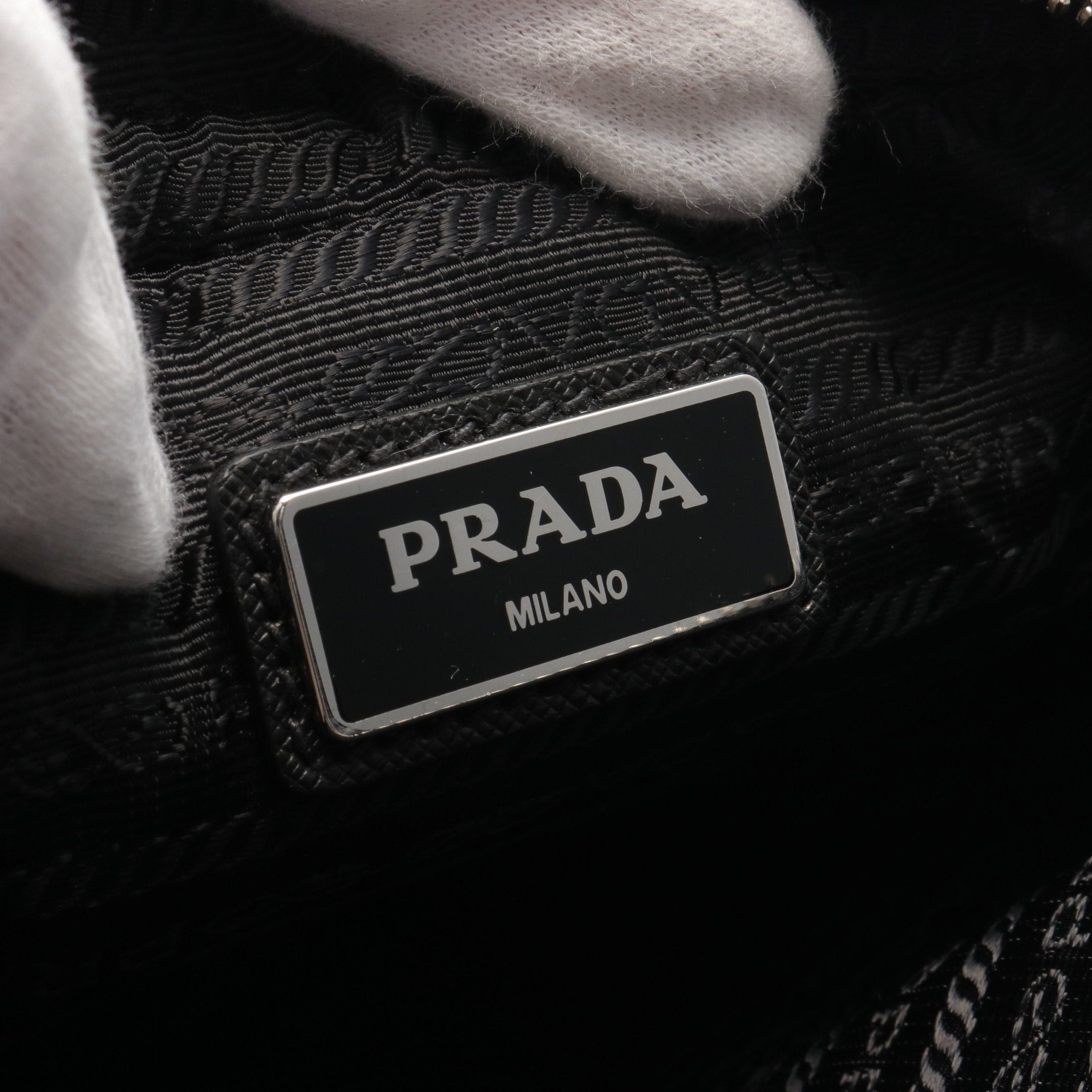 Prada Prada Shoulder Bag Nylon Leather Black Size ONE SIZE - 4 Thumbnail