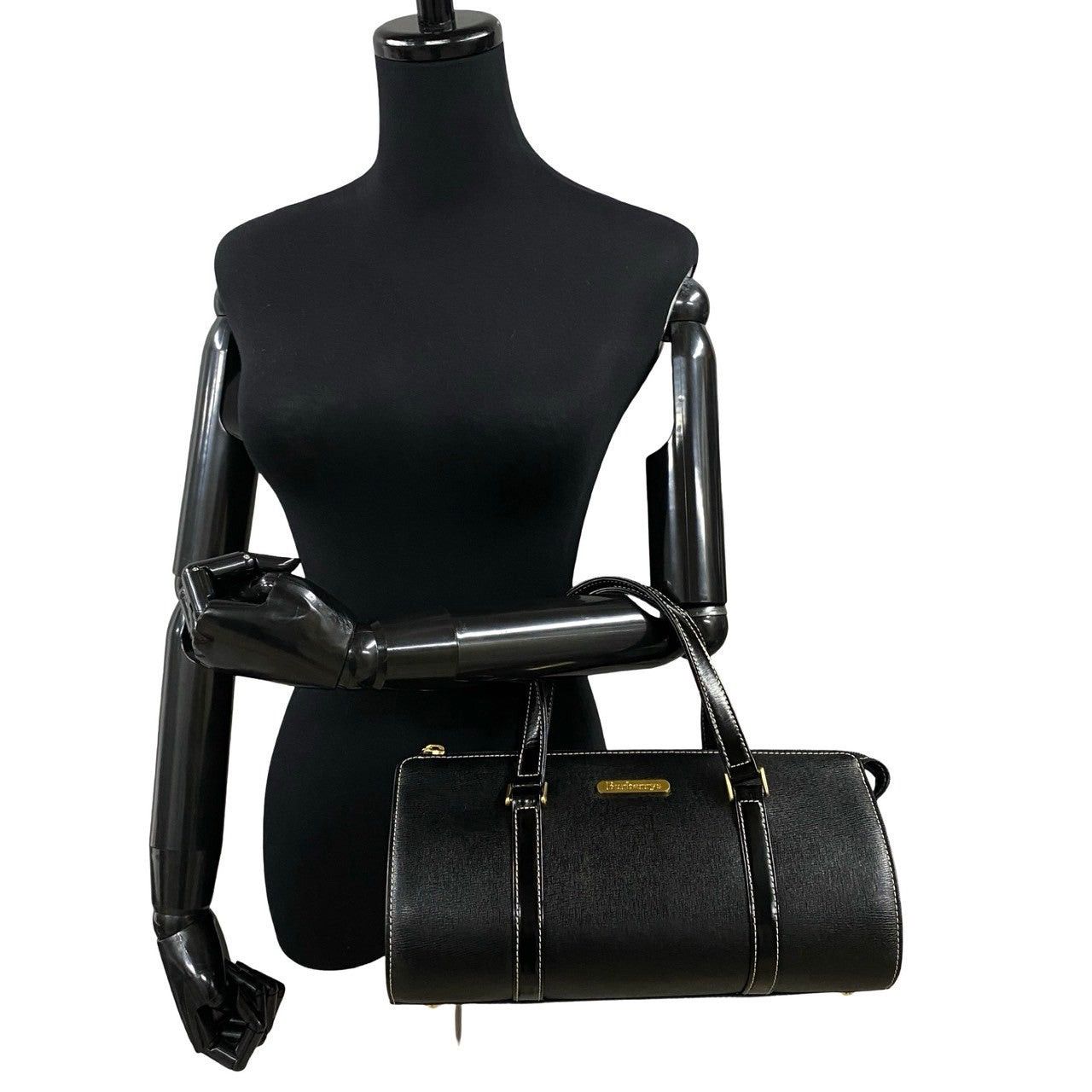 Burberry Burberry Handbag Black Leather Size ONE SIZE - 2 Thumbnail