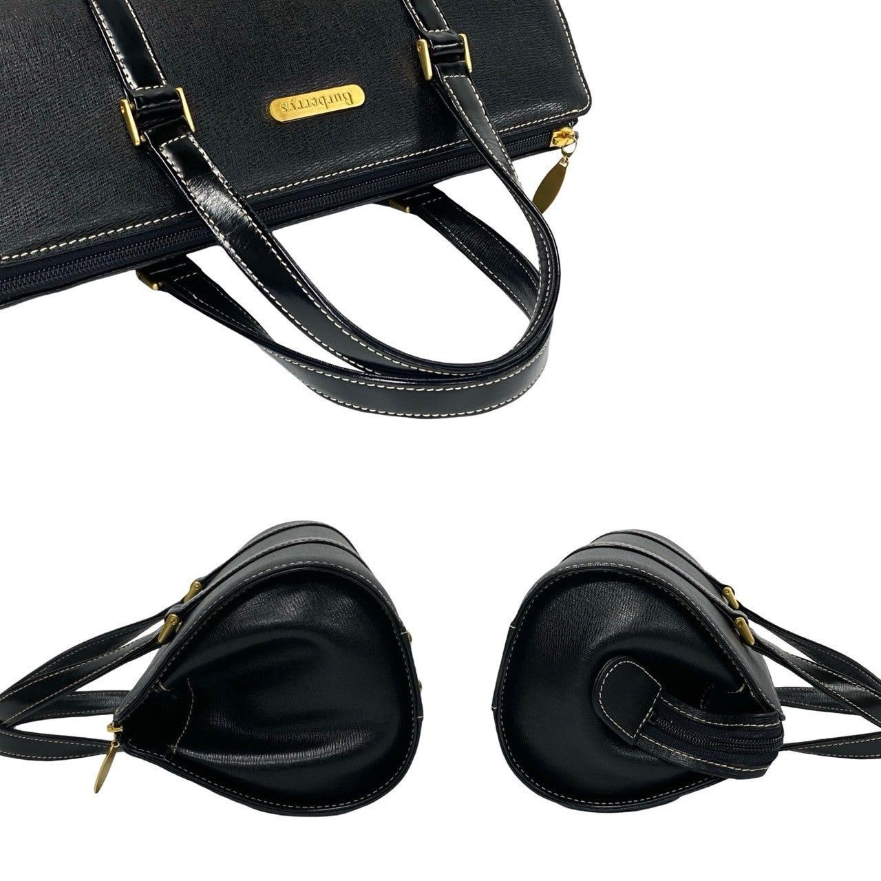 Burberry Burberry Handbag Black Leather Size ONE SIZE - 5 Thumbnail