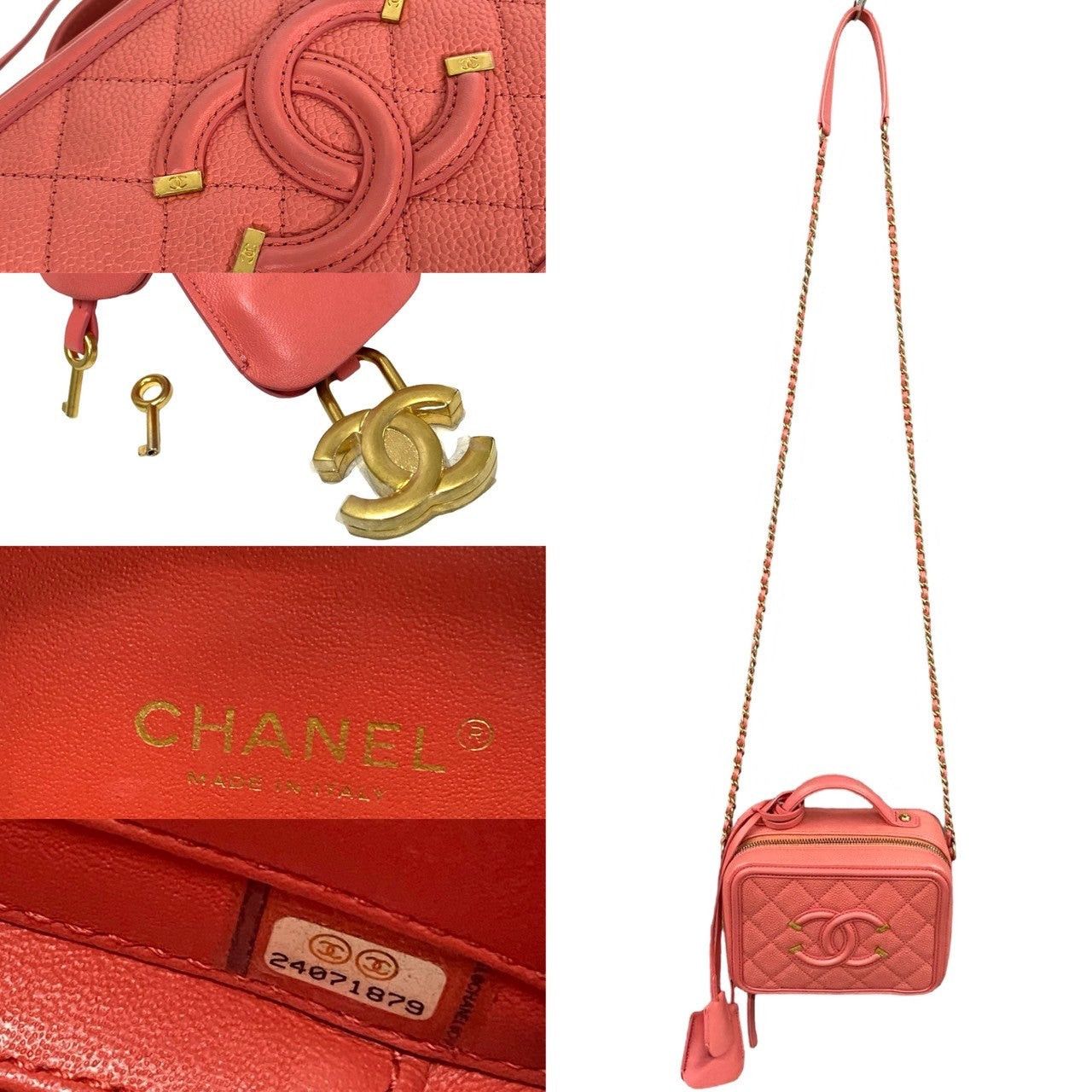 Chanel Chanel Shoulder Bag Pink Leather Size ONE SIZE - 3 Thumbnail