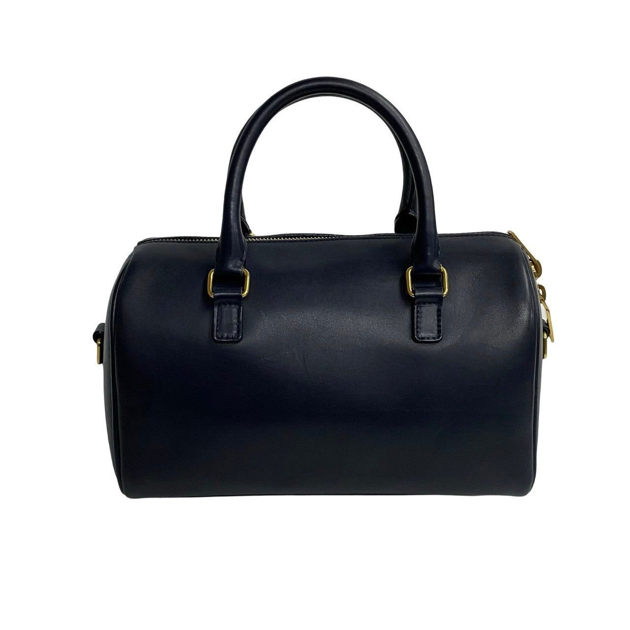 Yves Saint Laurent Yves Saint Laurent Shoulder Bag Navy Leather Size ONE SIZE - 4 Thumbnail