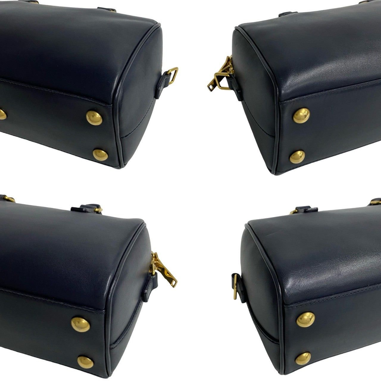 Yves Saint Laurent Yves Saint Laurent Shoulder Bag Navy Leather Size ONE SIZE - 7 Thumbnail
