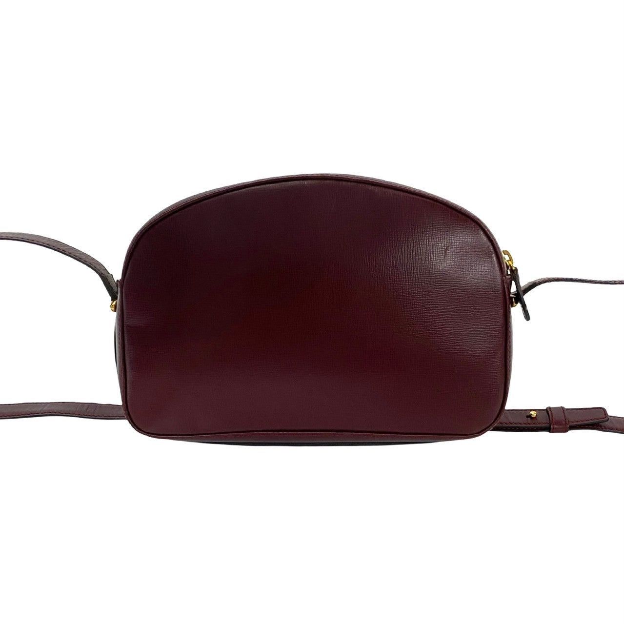 Cartier Cartier Shoulder Bag Wine Leather Size ONE SIZE - 4 Thumbnail
