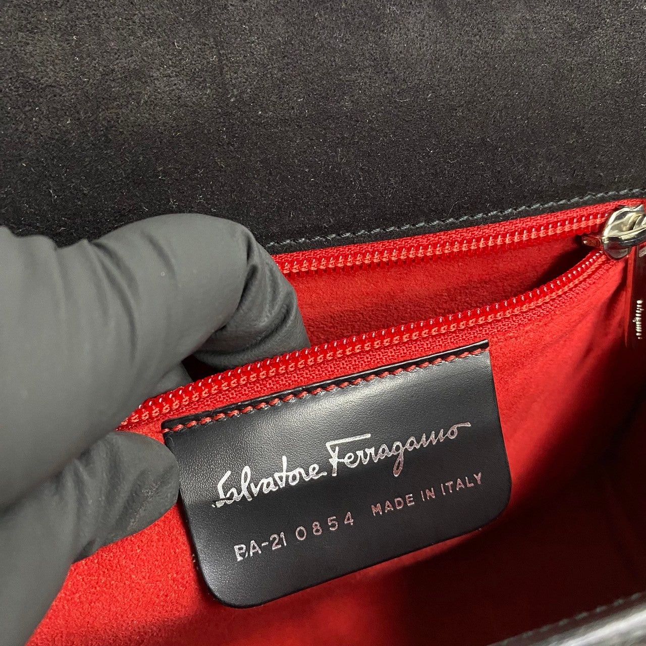 Salvatore Ferragamo Salvatore Ferragamo Shoulder Bag Black Leather Size ONE SIZE - 3 Thumbnail
