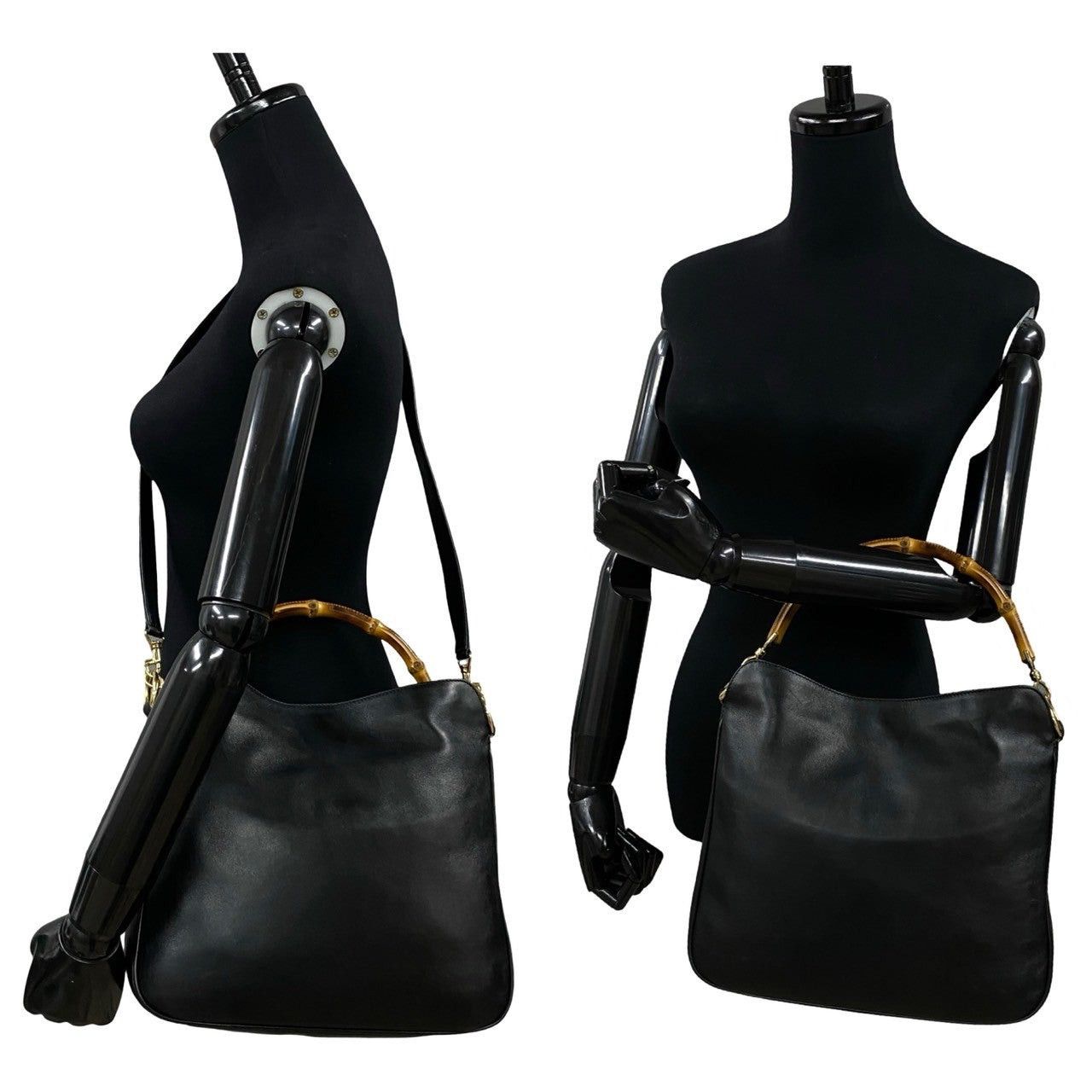 Gucci Gucci Shoulder Bag Black Leather Size ONE SIZE - 2 Thumbnail
