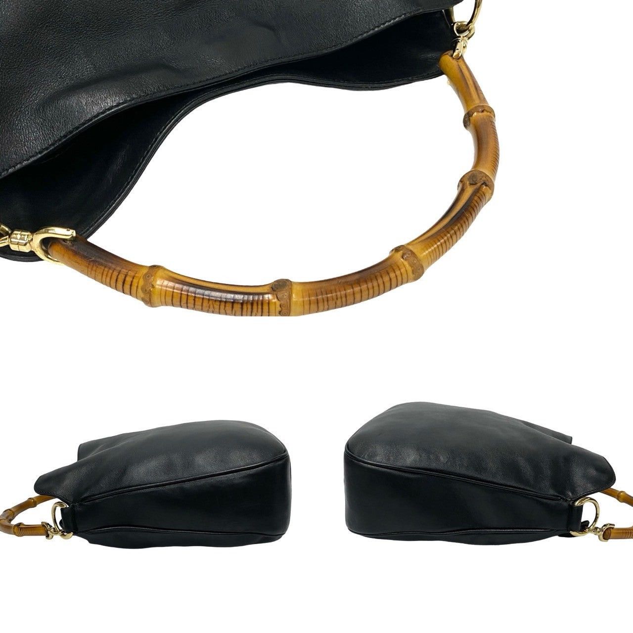Gucci Gucci Shoulder Bag Black Leather Size ONE SIZE - 5 Thumbnail
