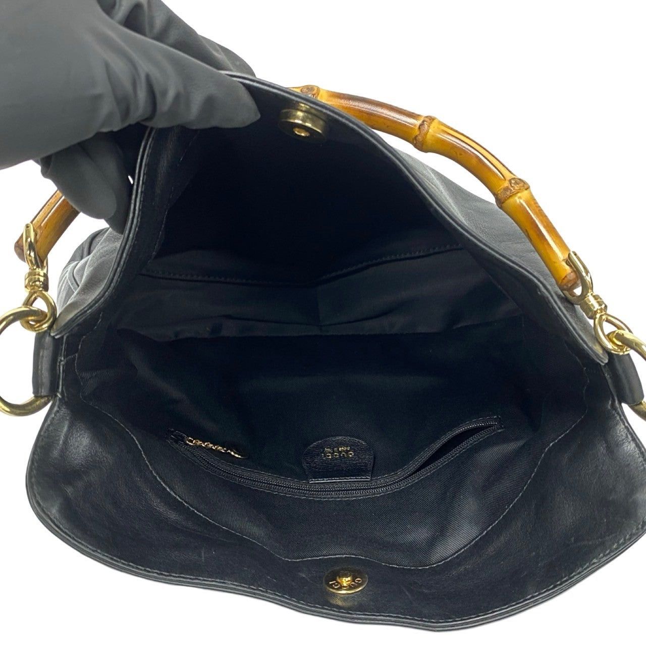Gucci Gucci Shoulder Bag Black Leather Size ONE SIZE - 8 Thumbnail