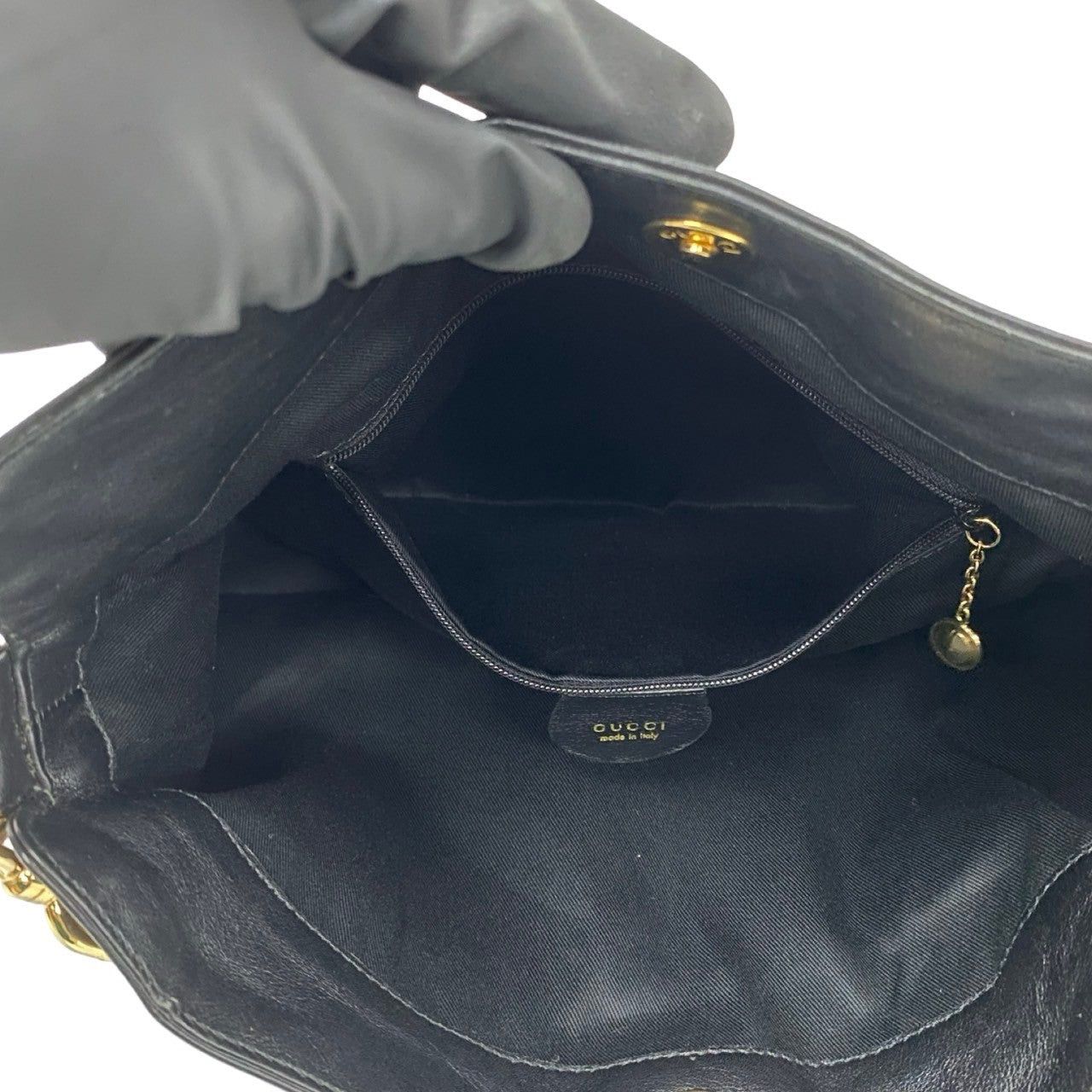 Gucci Gucci Shoulder Bag Black Leather Size ONE SIZE - 9 Thumbnail