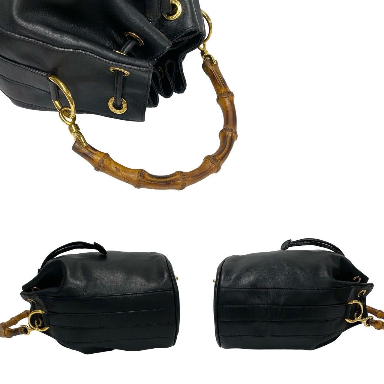 Gucci Gucci Shoulder Bag Black Leather Size ONE SIZE - 5 Thumbnail