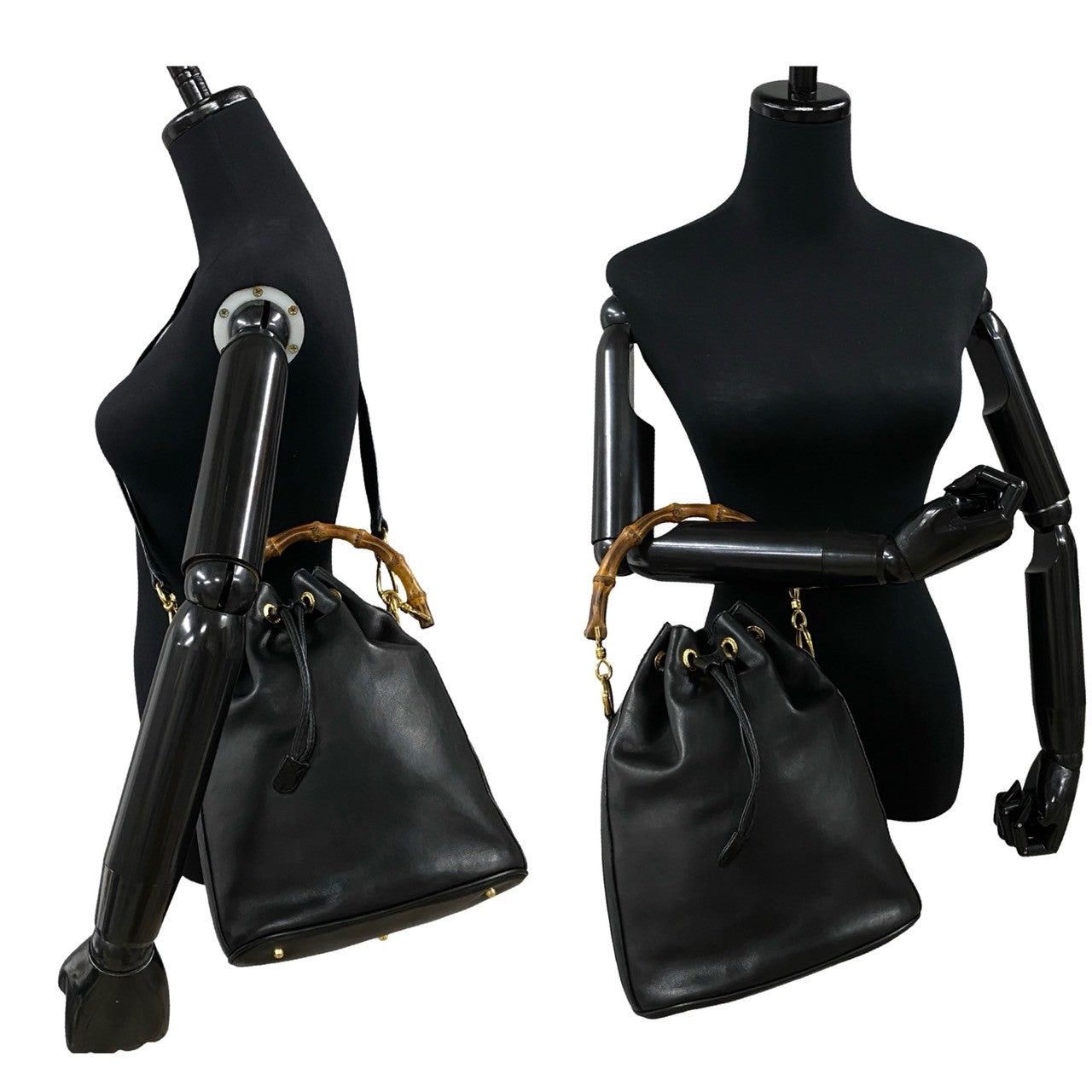 Gucci Gucci Shoulder Bag Black Leather Size ONE SIZE - 2 Thumbnail