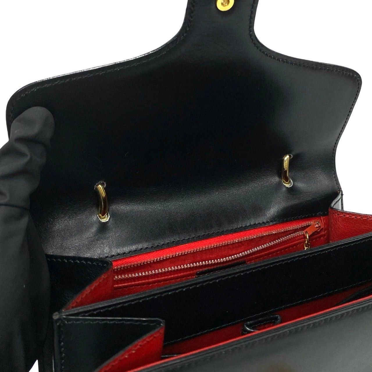 Celine Celine Handbag Black Leather Size ONE SIZE - 8 Thumbnail