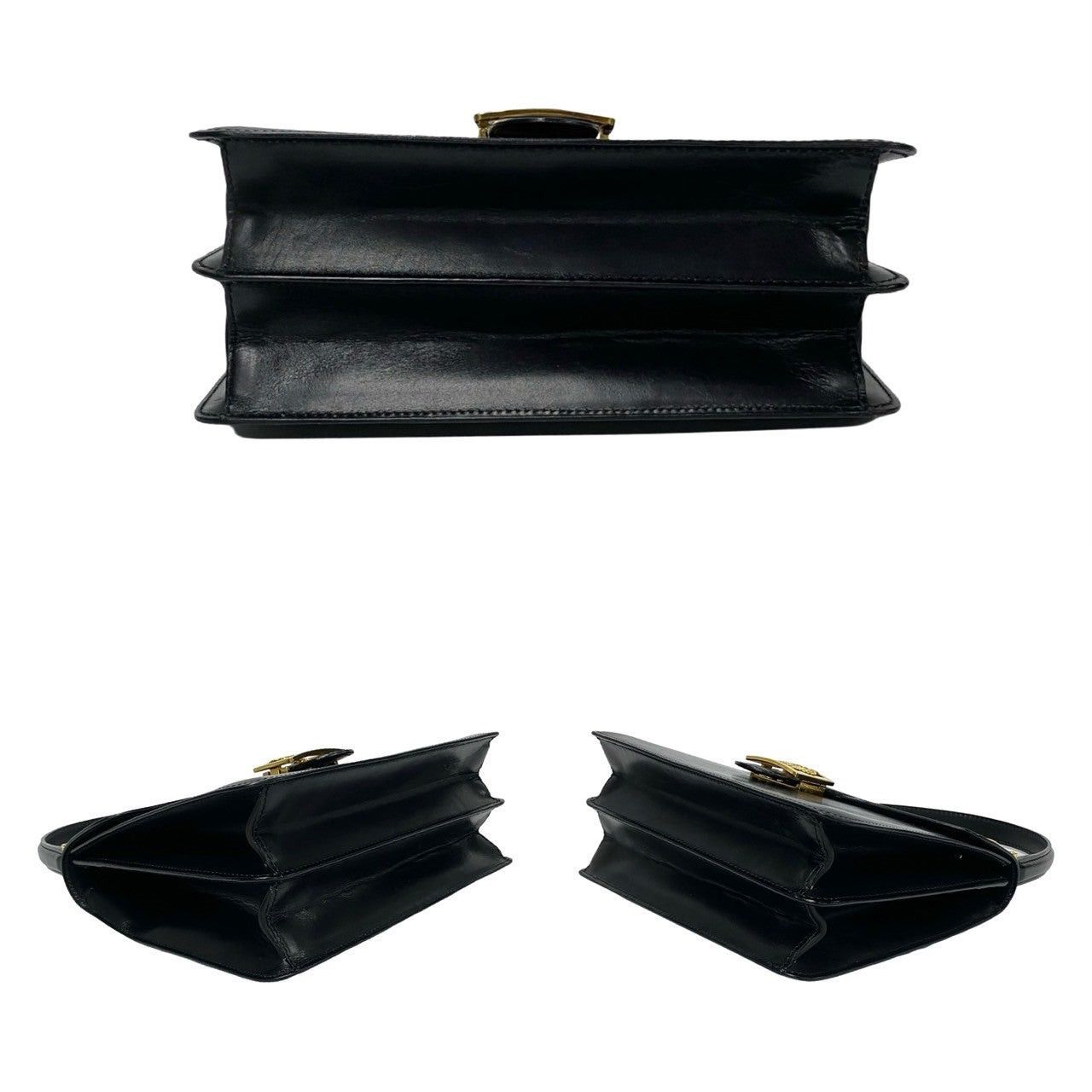 Celine Celine Handbag Black Leather Size ONE SIZE - 6 Thumbnail