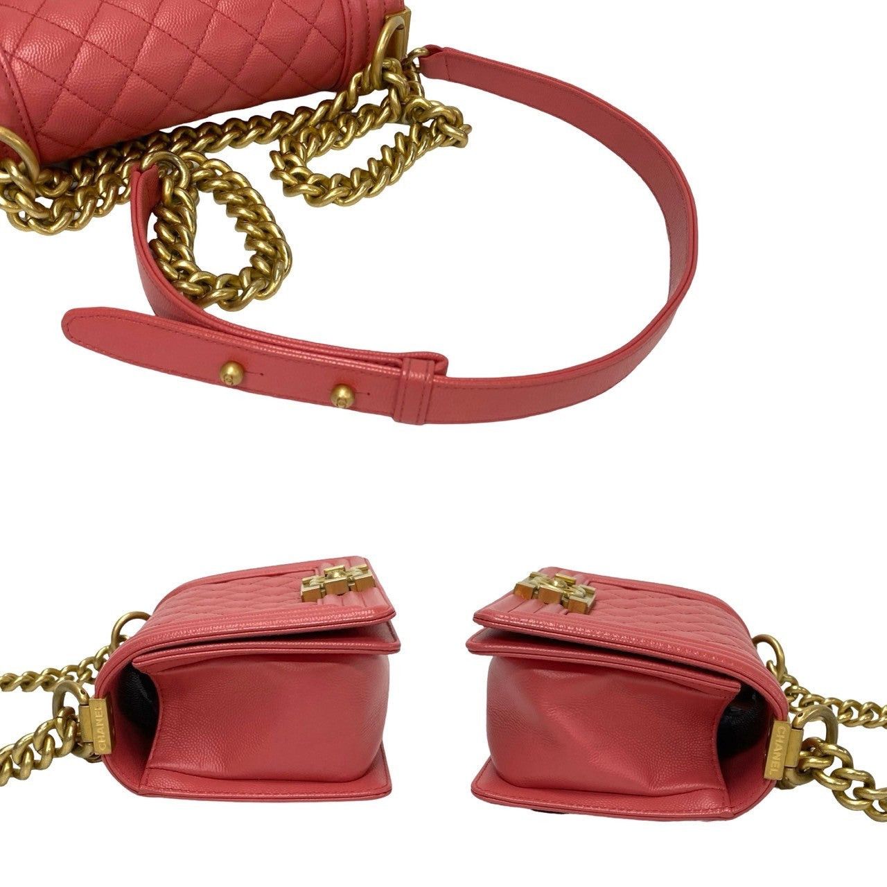 Chanel Chanel Shoulder Bag Pink Caviar Size ONE SIZE - 5 Thumbnail