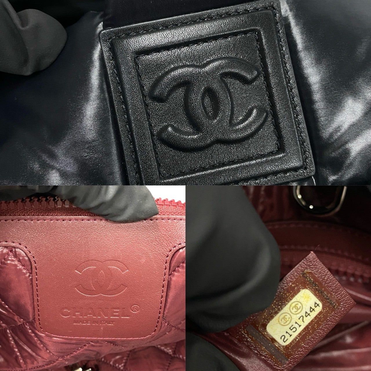 Chanel Chanel Tote Bag Black Nylon Size ONE SIZE - 3 Thumbnail