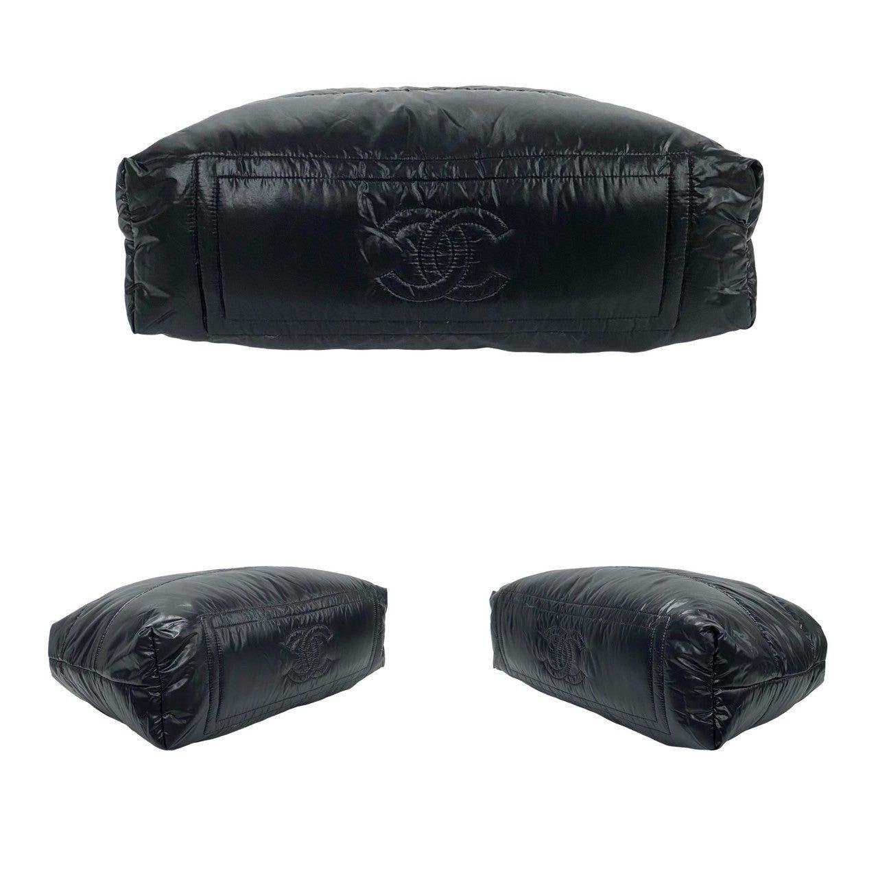 Chanel Chanel Tote Bag Black Nylon Size ONE SIZE - 6 Thumbnail