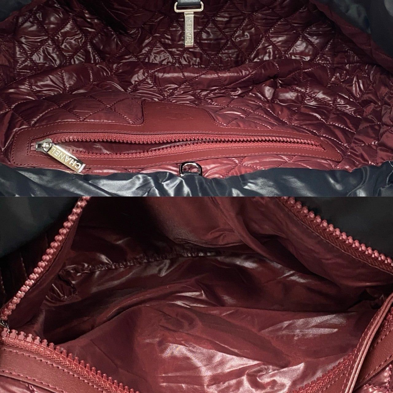 Chanel Chanel Tote Bag Black Nylon Size ONE SIZE - 8 Thumbnail