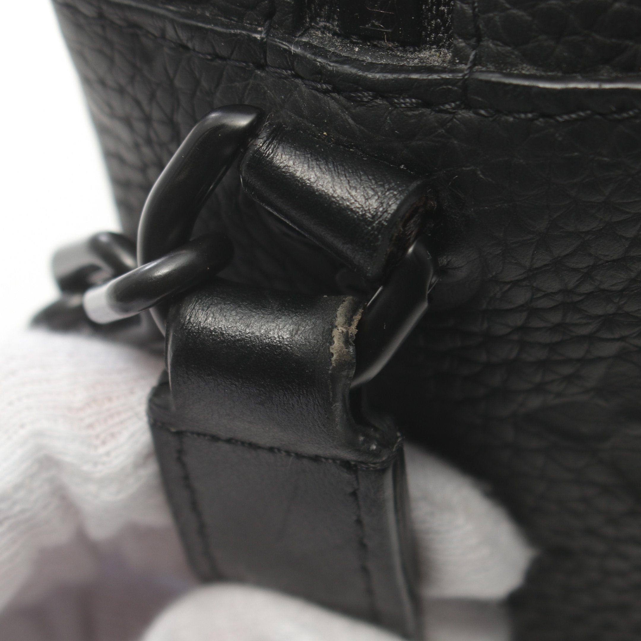 Louis Vuitton Louis Vuitton Mini Soft Trunk Monogram Taurillon Noir Chain Shoulder Bag Leather Black Size ONE SIZE - 8 Thumbnail
