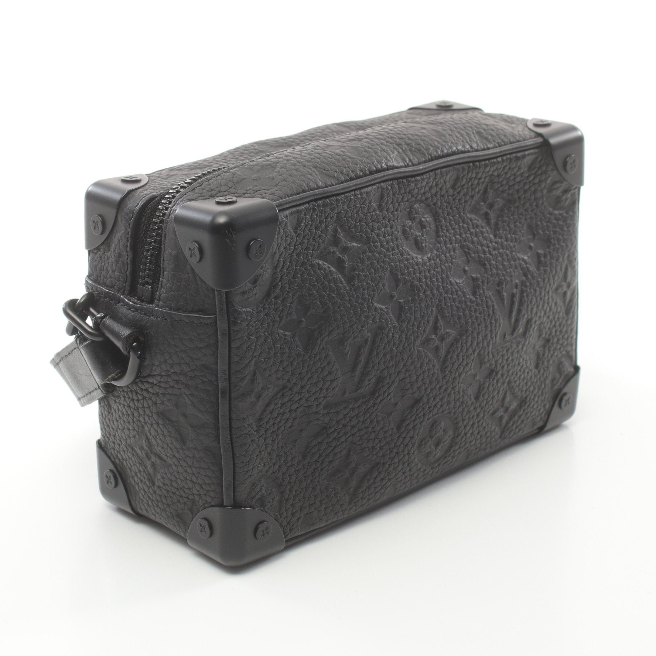 Louis Vuitton Louis Vuitton Mini Soft Trunk Monogram Taurillon Noir Chain Shoulder Bag Leather Black Size ONE SIZE - 2 Thumbnail