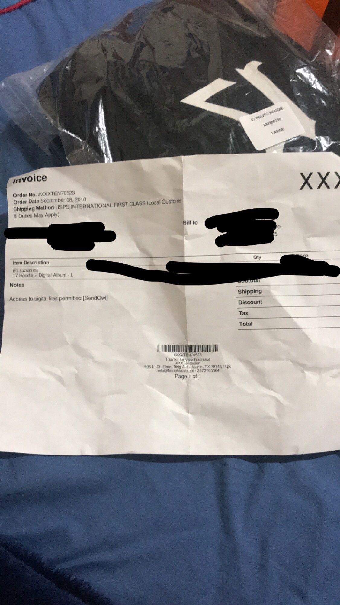 Revenge XXX TENTACION 17 Hoodie Grailed