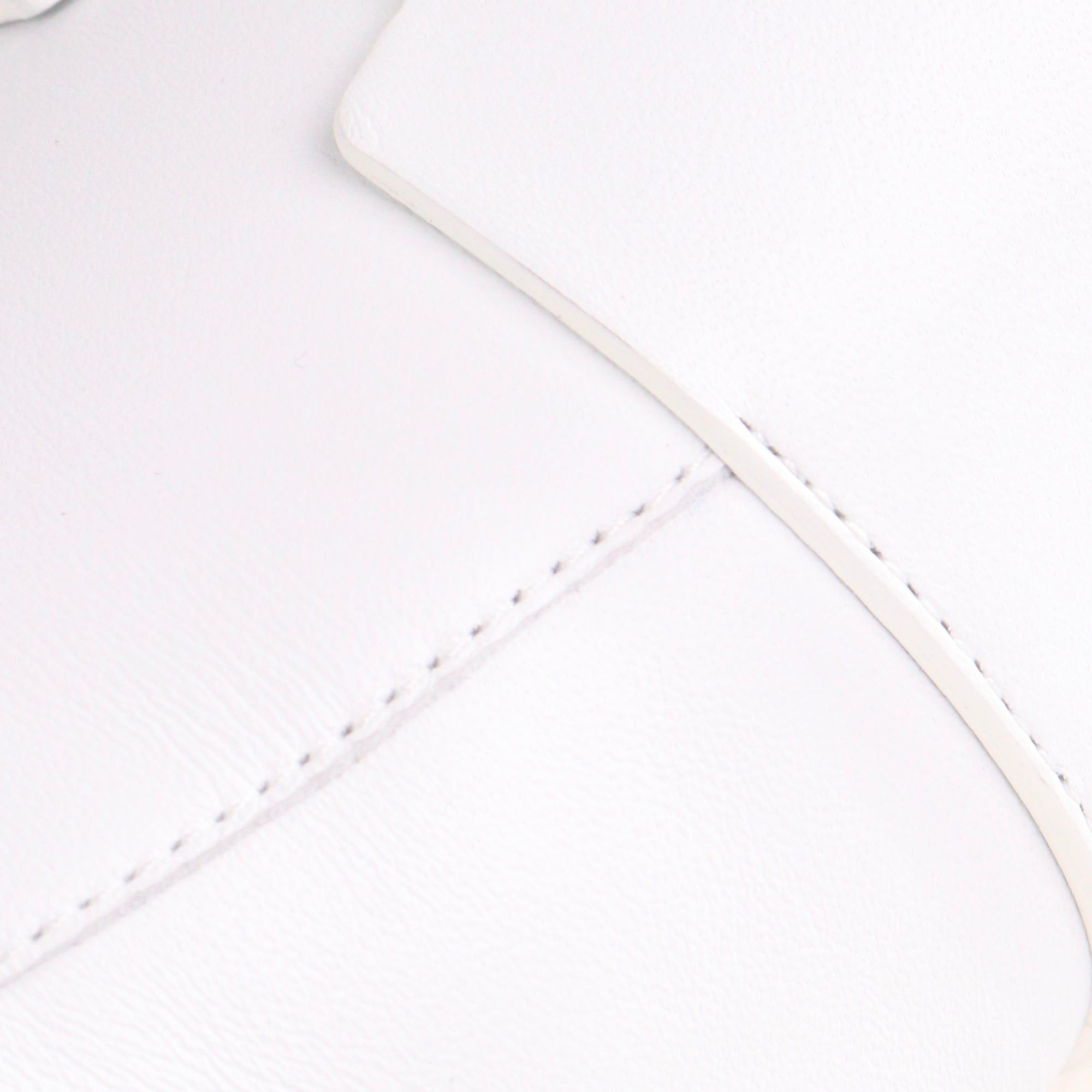 Hermes HERMÈS - Catena Hermès mules in white leather (T41) Size US 6 / IT 36 - 3 Thumbnail