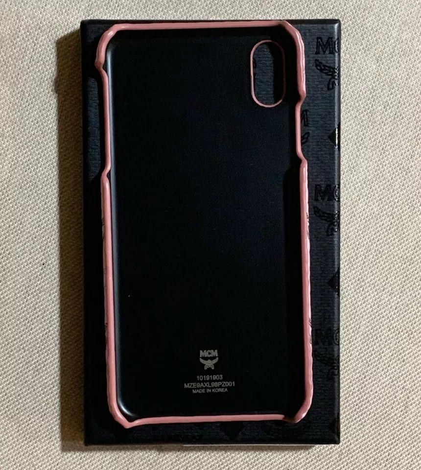 MCM Rabbit Carrot Pink Visetos iPhone XS Max Case Size ONE SIZE - 4 Thumbnail