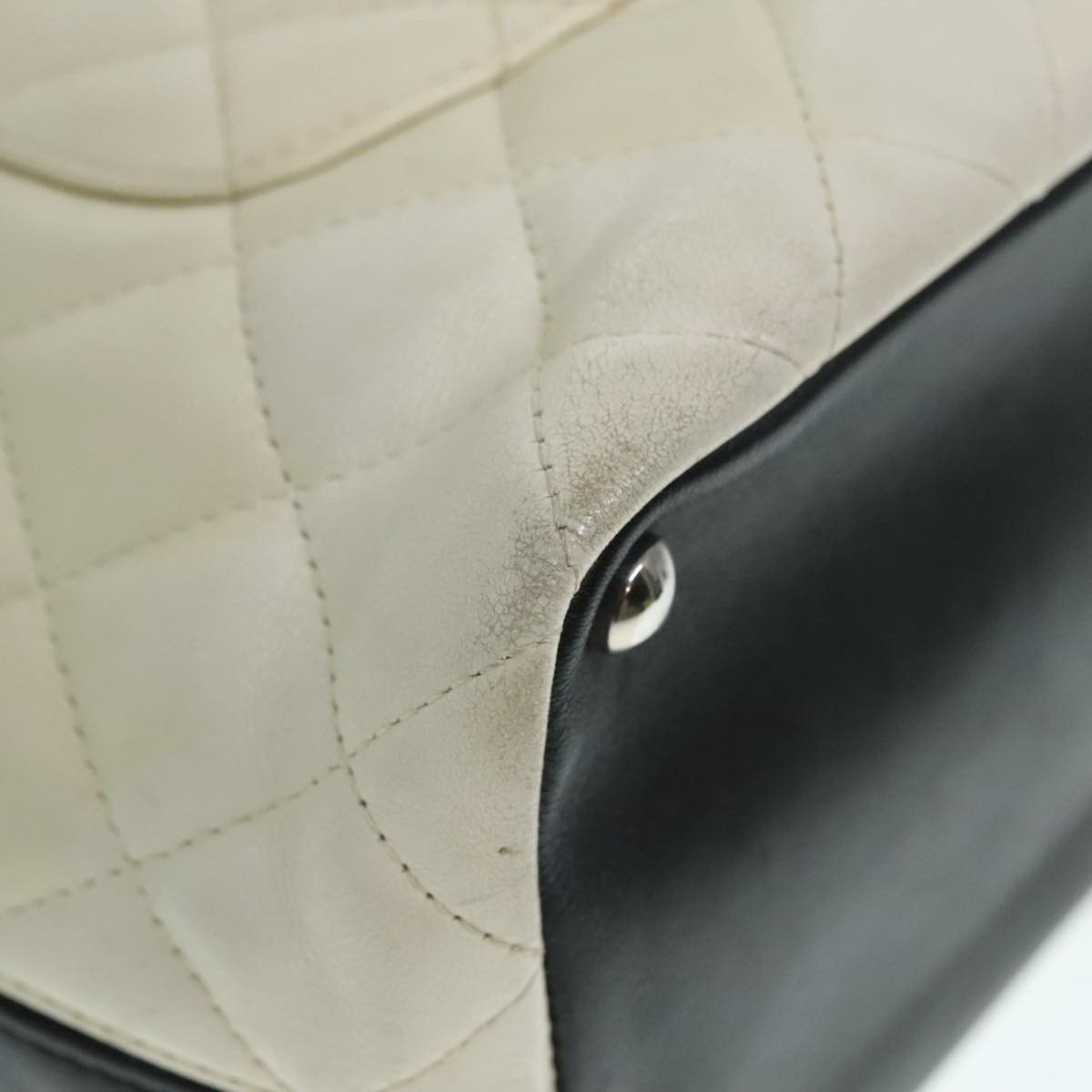 Chanel Cambon Line Beige Leather Tote Bag (Pre-Owned) Size ONE SIZE - 7 Thumbnail