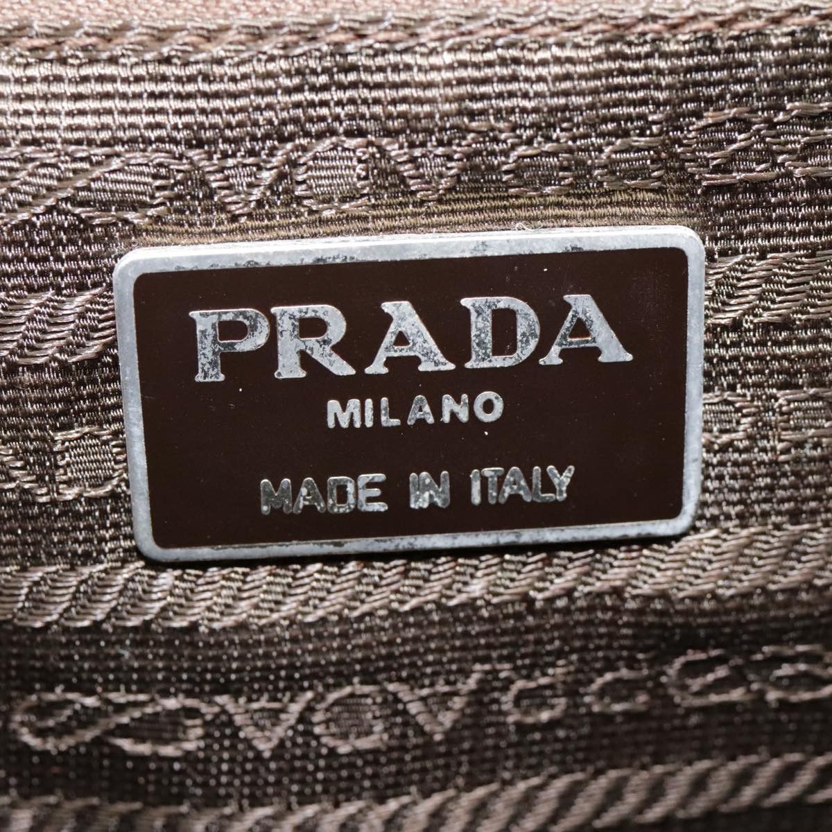 Prada Khaki Synthetic Handbag (Pre-Owned) Size ONE SIZE - 15 Thumbnail