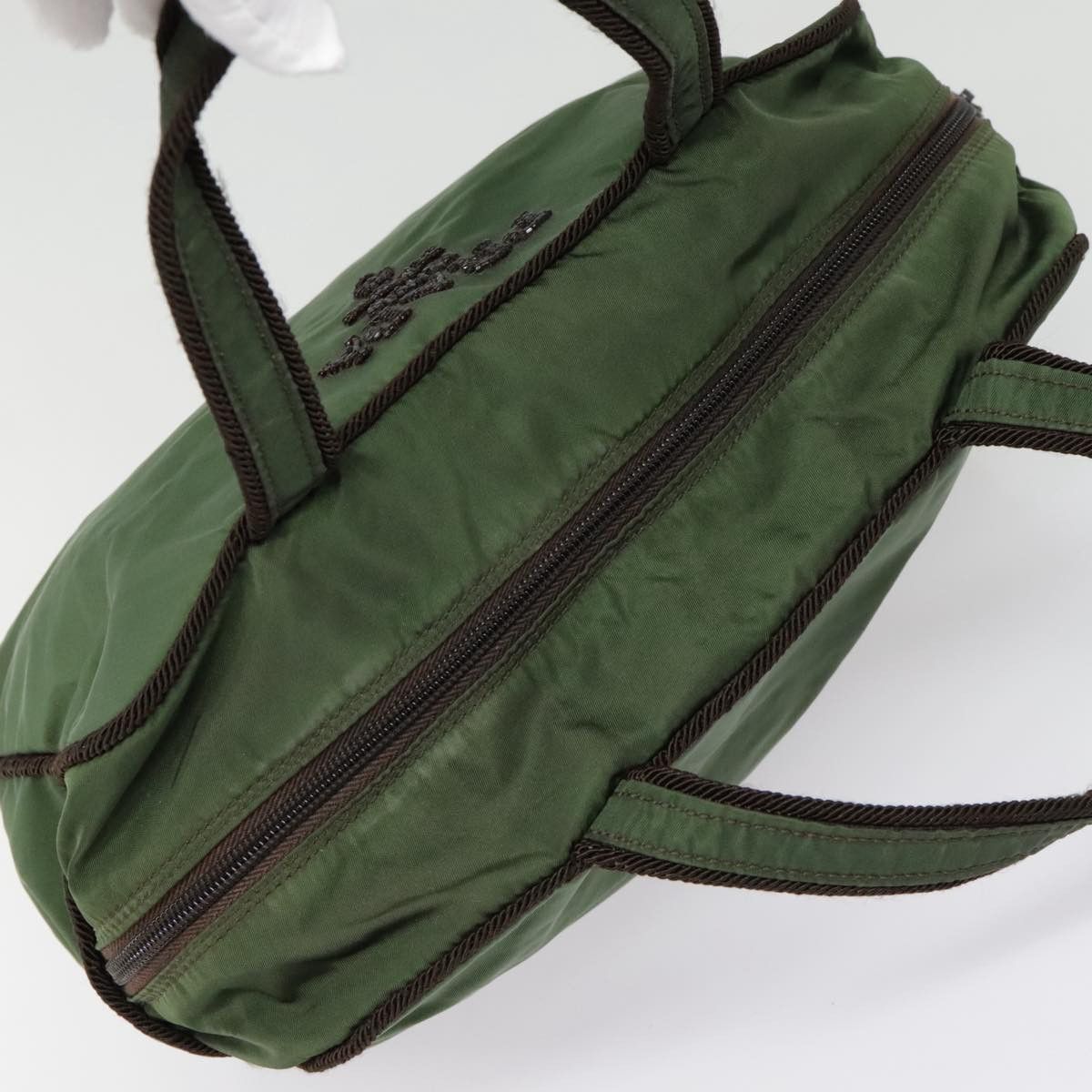 Prada Khaki Synthetic Handbag (Pre-Owned) Size ONE SIZE - 19 Thumbnail