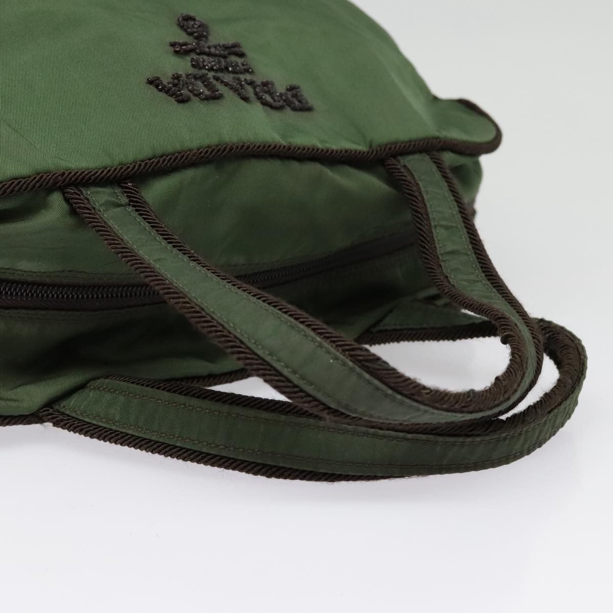 Prada Khaki Synthetic Handbag (Pre-Owned) Size ONE SIZE - 5 Thumbnail
