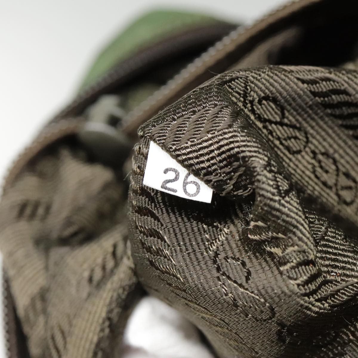 Prada Khaki Synthetic Handbag (Pre-Owned) Size ONE SIZE - 14 Thumbnail