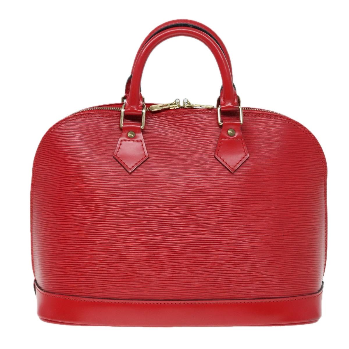 Louis Vuitton Alma Red Leather Handbag (Pre-Owned) Size ONE SIZE - 2 Thumbnail