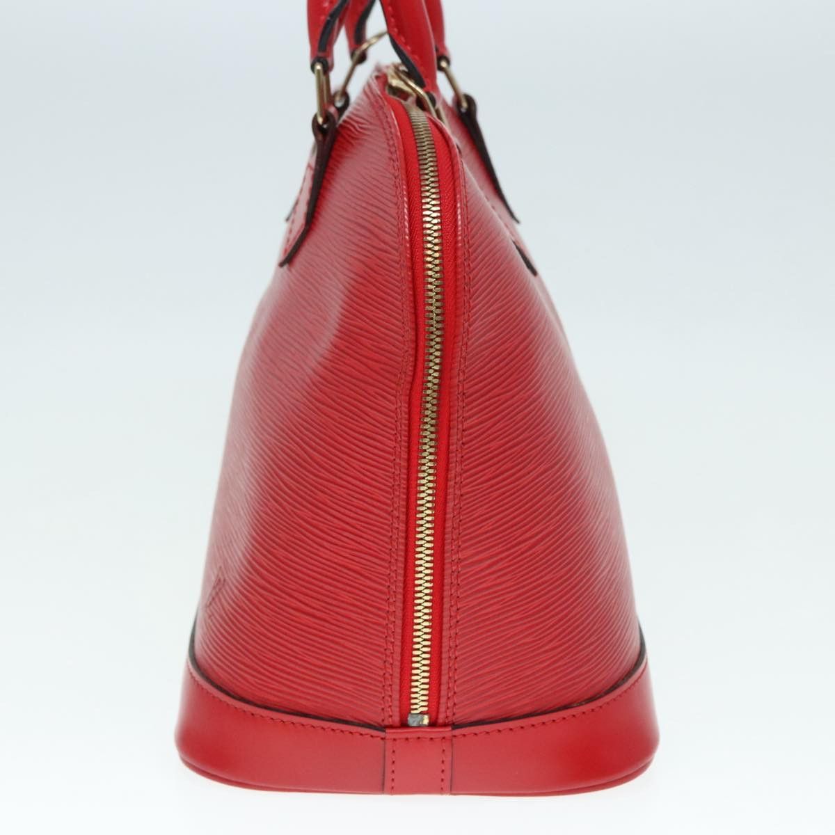 Louis Vuitton Alma Red Leather Handbag (Pre-Owned) Size ONE SIZE - 3 Thumbnail