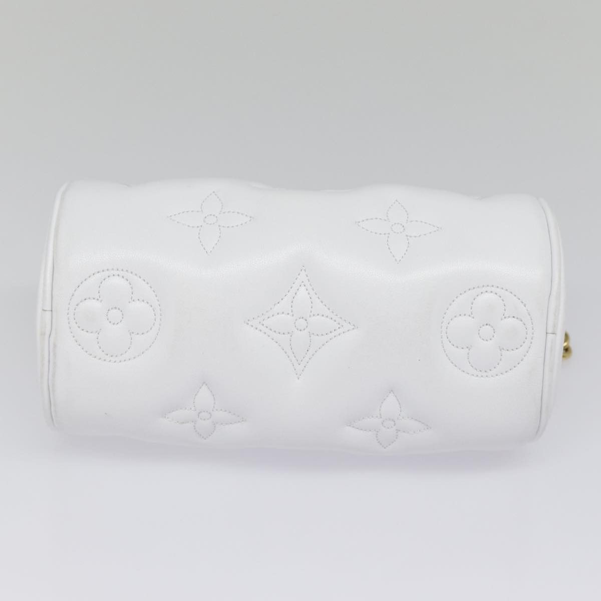 Louis Vuitton Papillon White Leather Handbag (Pre-Owned) Size ONE SIZE - 6 Thumbnail