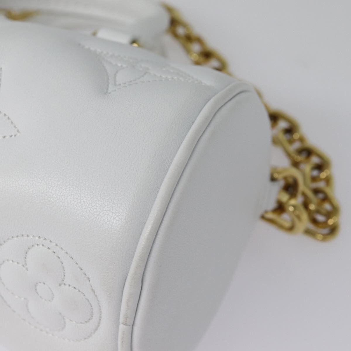 Louis Vuitton Papillon White Leather Handbag (Pre-Owned) Size ONE SIZE - 16 Thumbnail