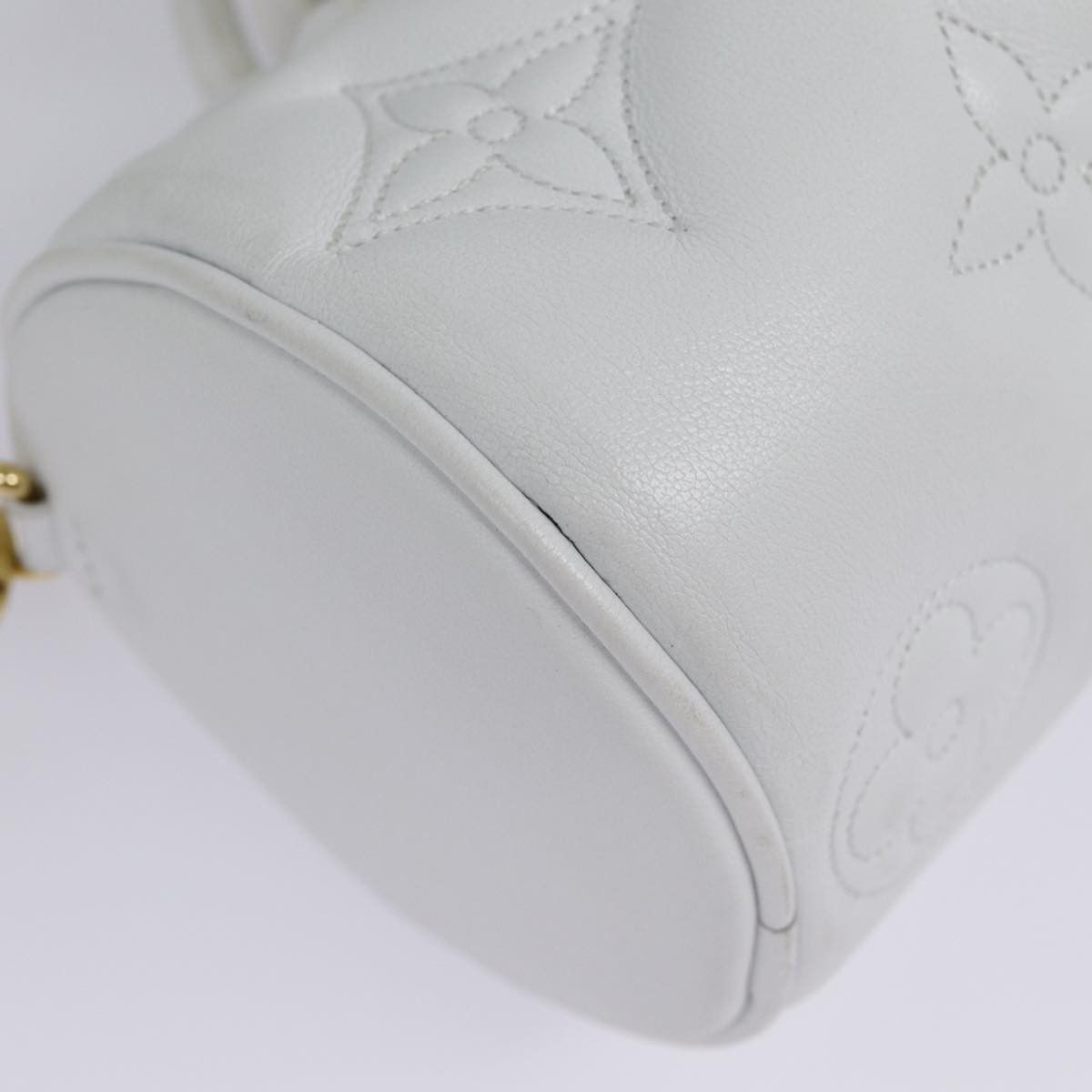 Louis Vuitton Papillon White Leather Handbag (Pre-Owned) Size ONE SIZE - 19 Thumbnail