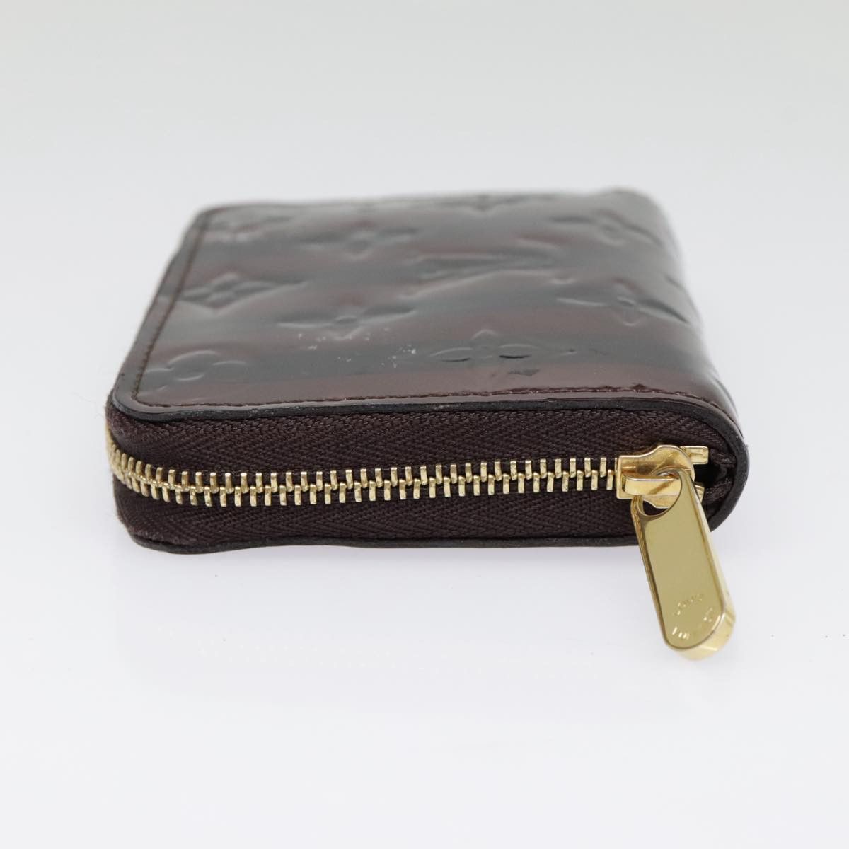 Louis Vuitton Zippy Coin Purse Burgundy Patent Leather Wallet Size ONE SIZE - 3 Thumbnail