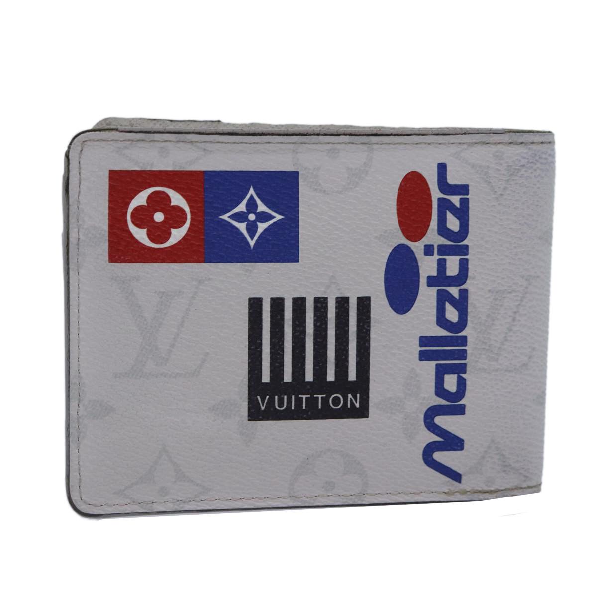 Louis Vuitton Portefeuille Multiple Grey Canvas Wallet (Pre-Owned) Size ONE SIZE - 2 Thumbnail