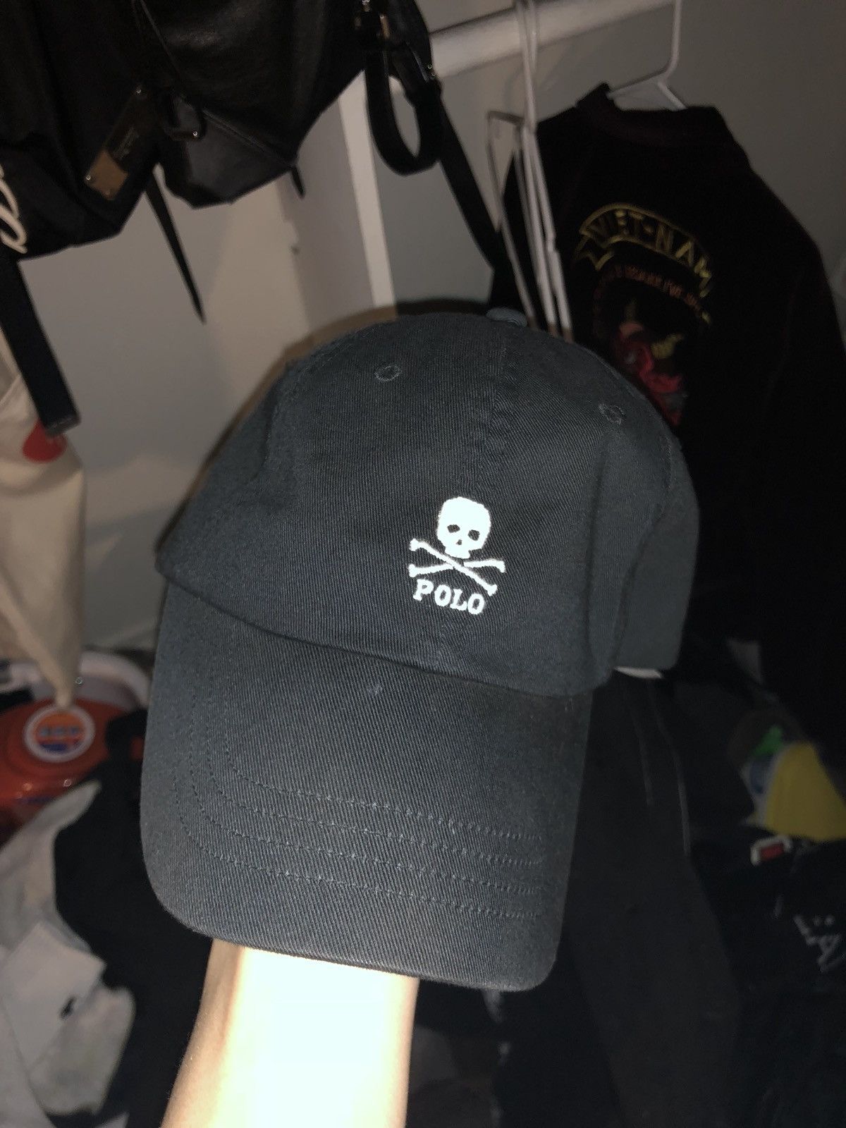 Polo ralph shop lauren skull cap