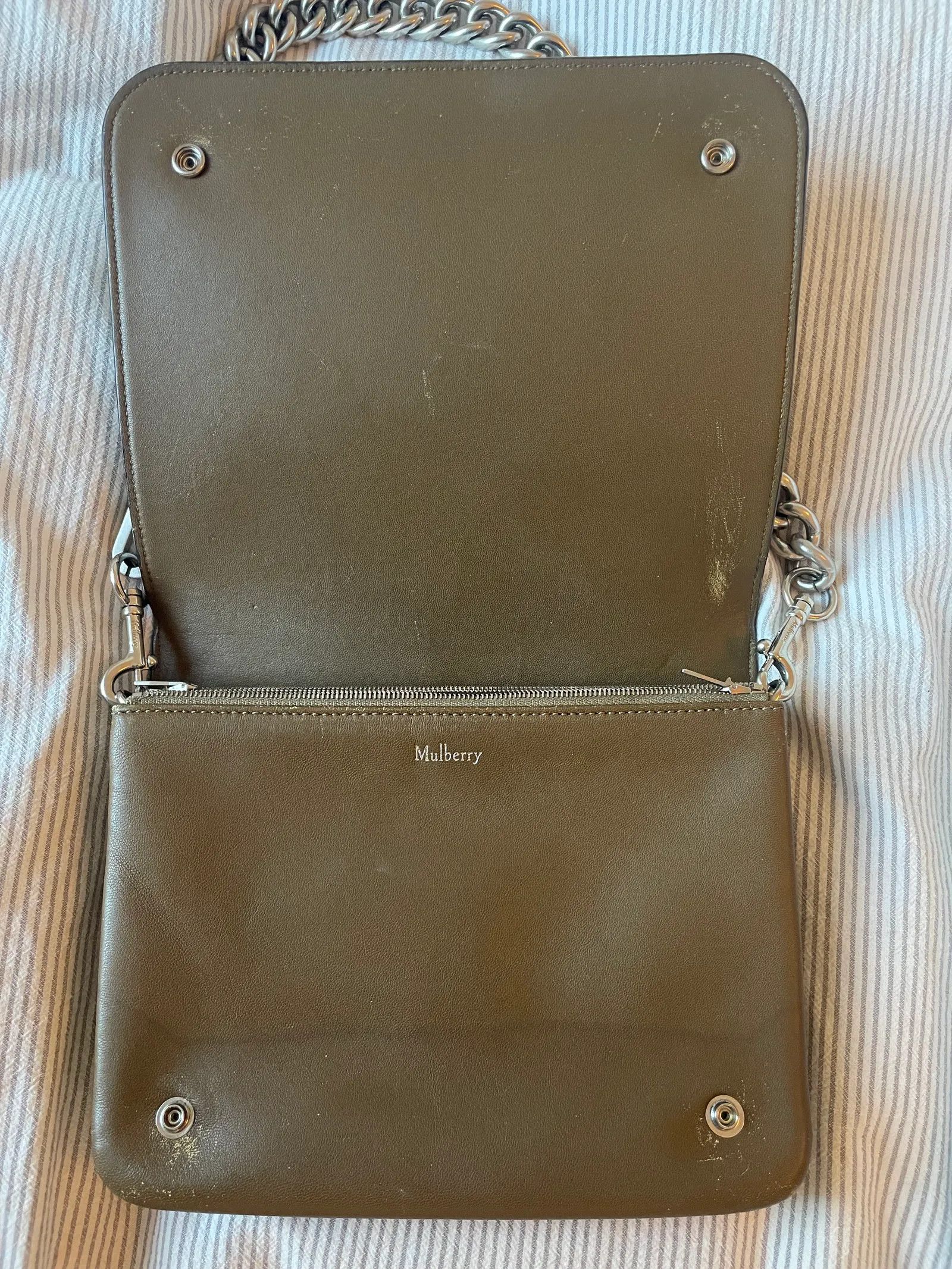 Mulberry Mulberry Clifton Moss chain Bucket Bag Size ONE SIZE - 5 Thumbnail