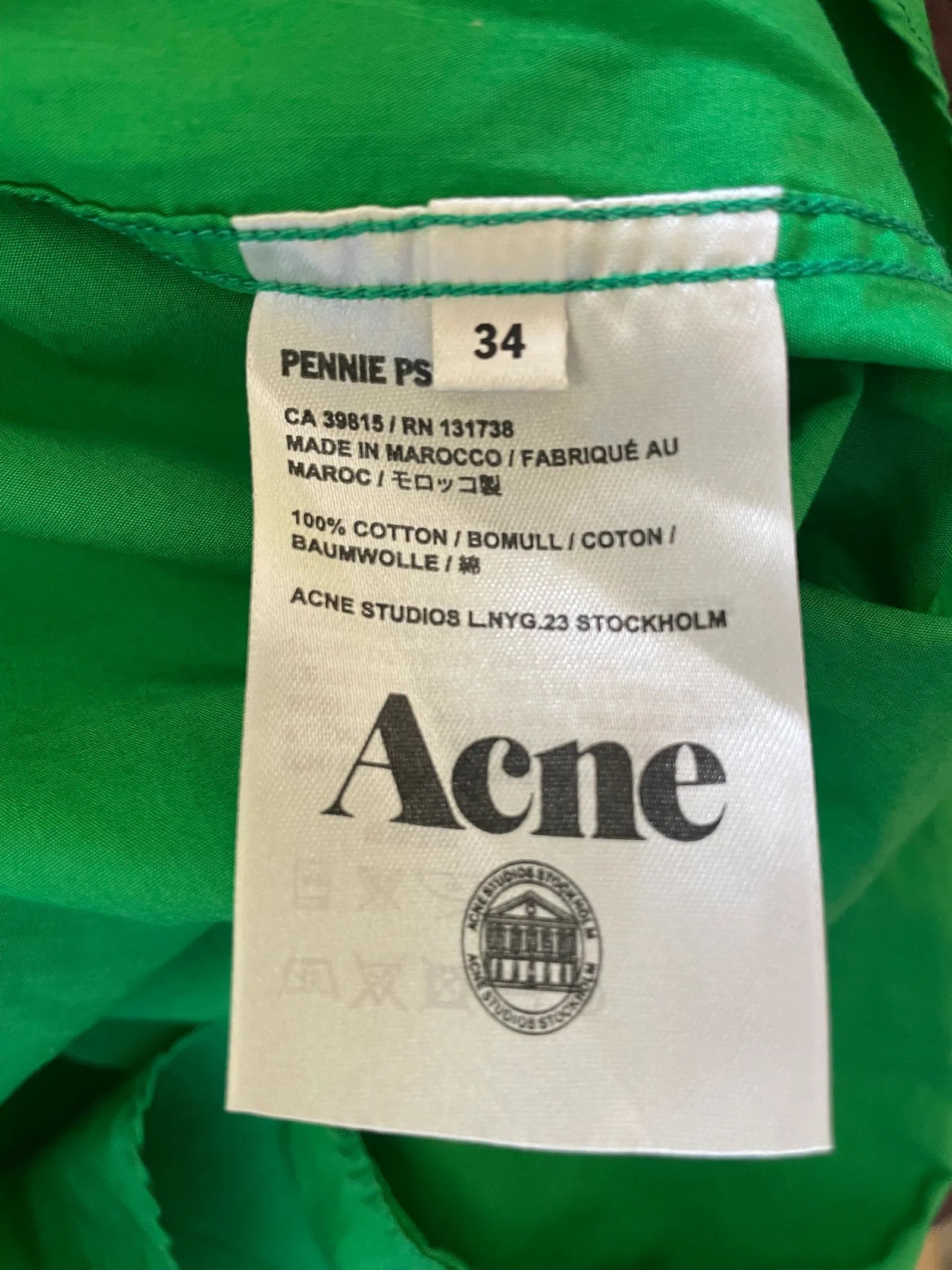 Acne Studios Acne Studios Pennie Shirt Size XS / US 0-2 / IT 36-38 - 3 Thumbnail