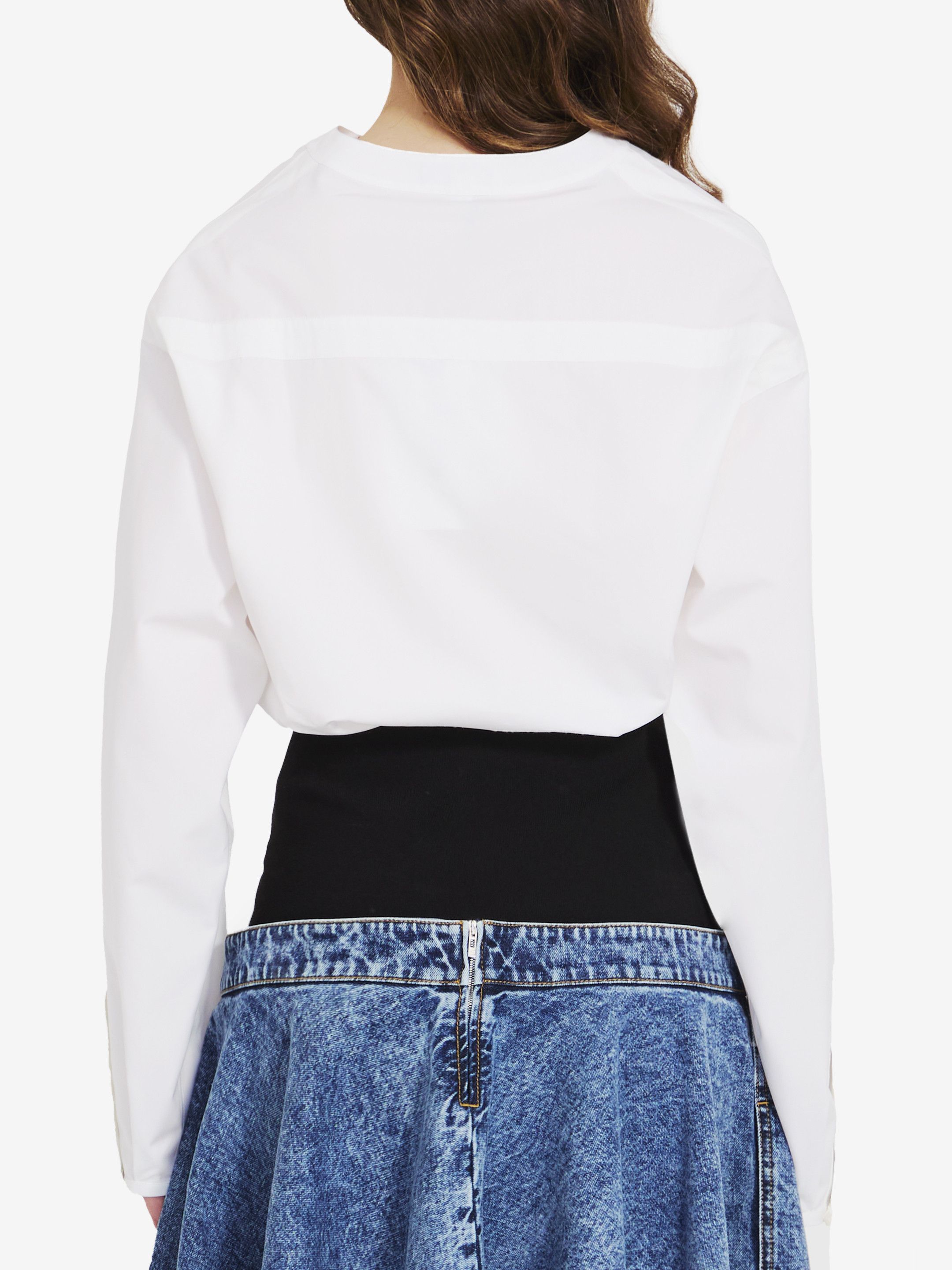 Alaia Body shirt in cotton Size 27" / US 4 / IT 40 - 3 Thumbnail