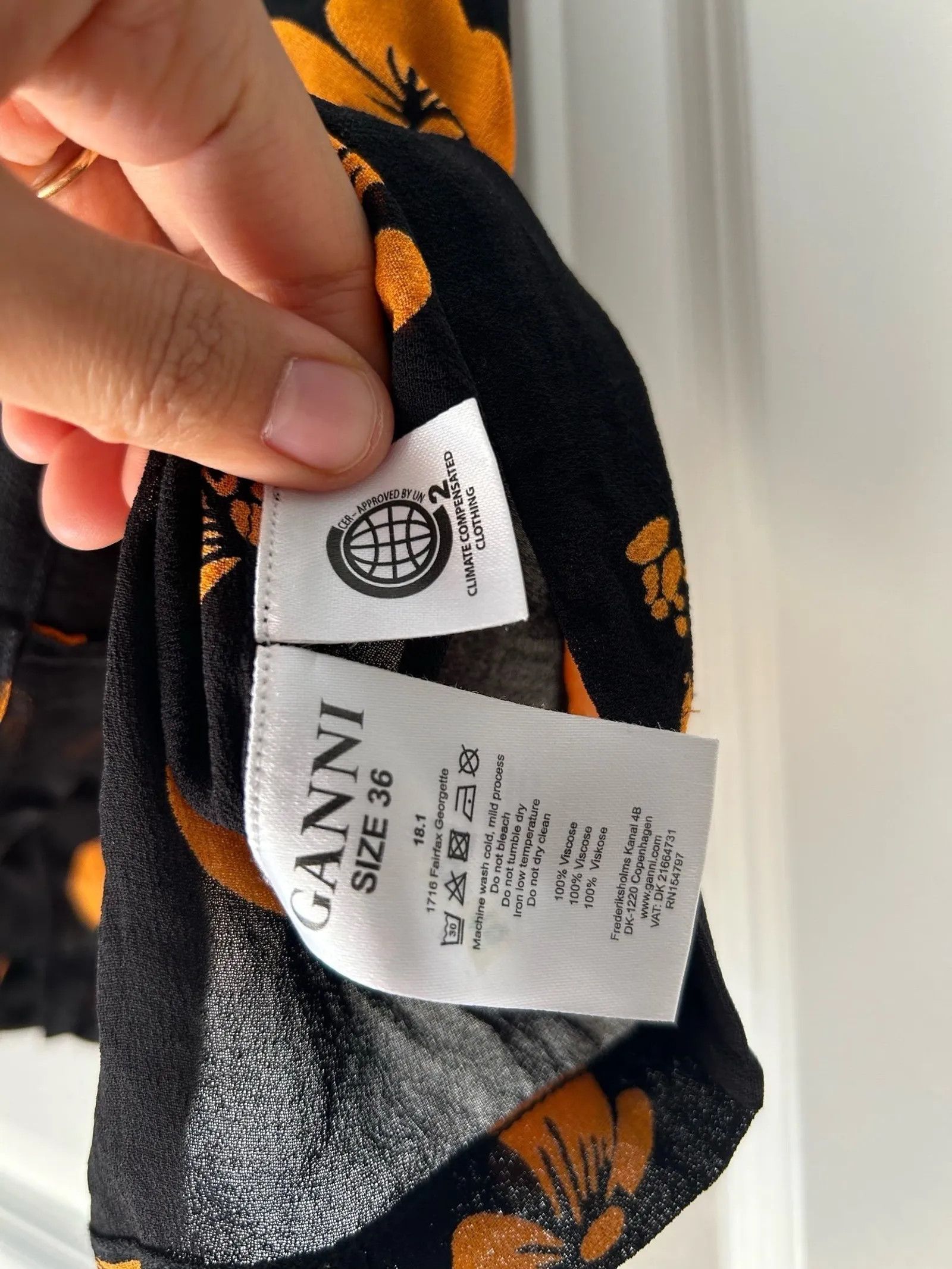 Ganni Ganni Dress Size XS / US 0-2 / IT 36-38 - 3 Thumbnail