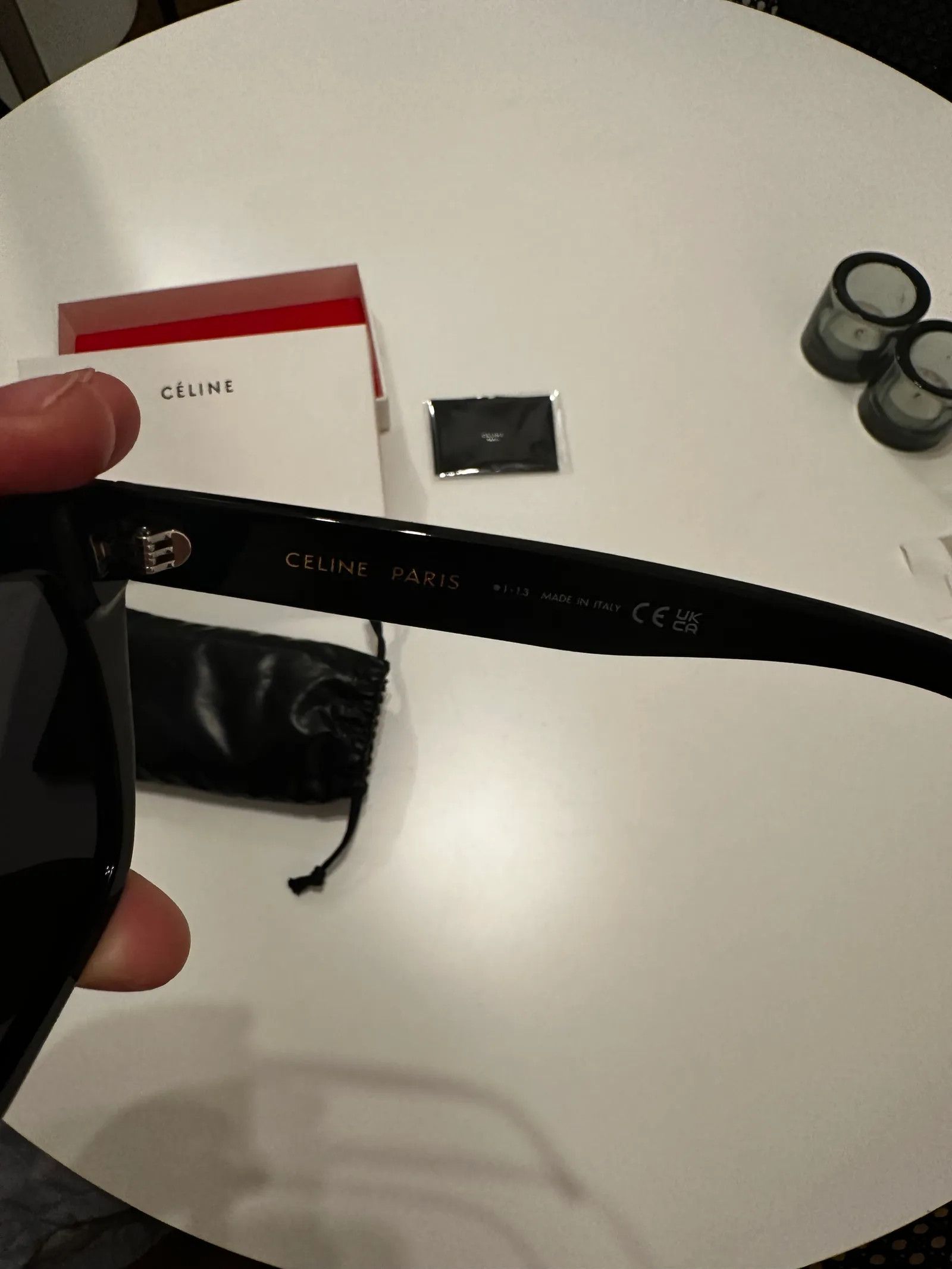 Celine Celine Celine Monochroms CL40198F01A56 Sunglasses Size ONE SIZE - 2 Thumbnail