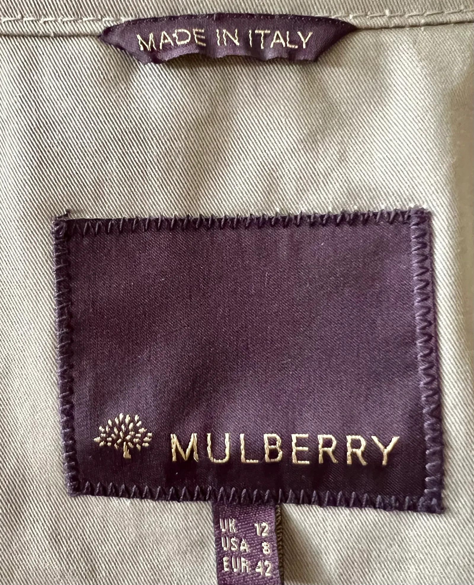 Mulberry Mulberry Trenchcoat Size M / US 6-8 / IT 42-44 - 2 Thumbnail
