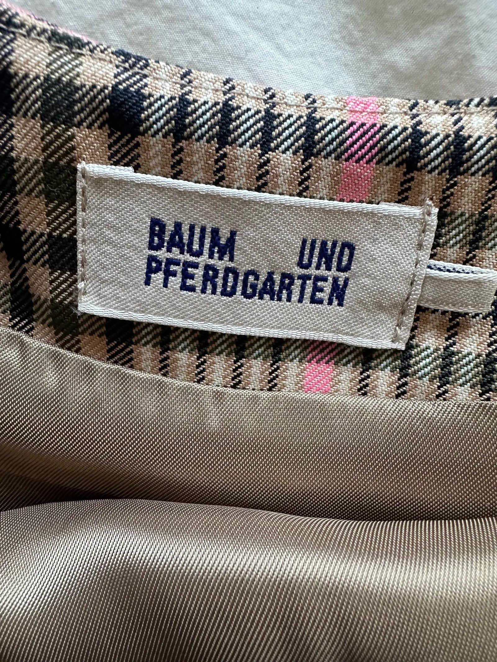 Baum und Pferdgarten Baum und Pferdgarten Beige rutig fodralklänning Dress Size S / US 4 / IT 40 - 2 Thumbnail