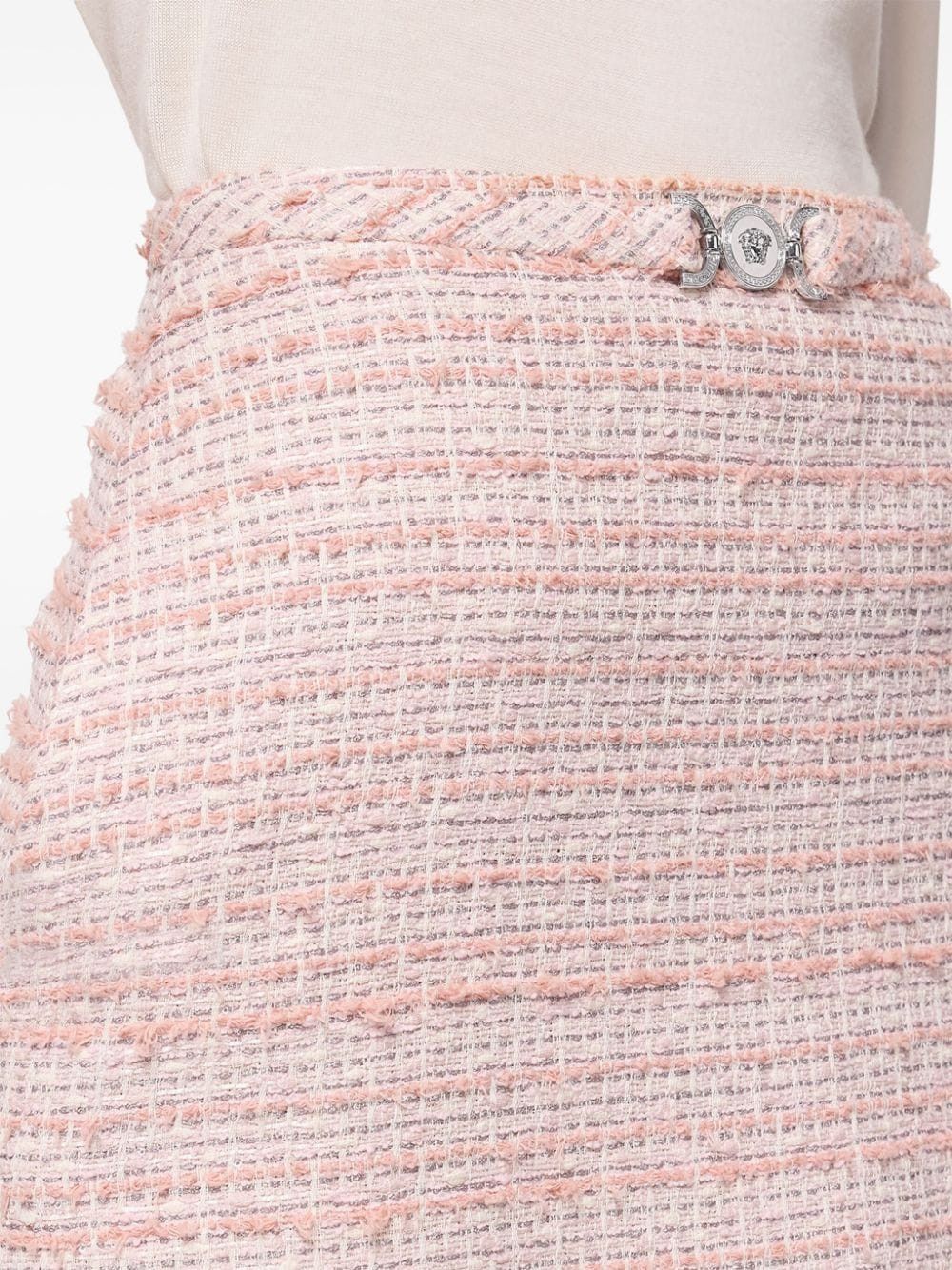 Versace BOUCLÉ TWEED MINI SKIRT Size 27" / US 4 / IT 40 - 3 Thumbnail